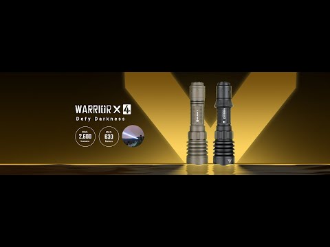 Тактичний ліхтарик Olight Warrior X 4 Flat Dark Earth - 2600 люменів