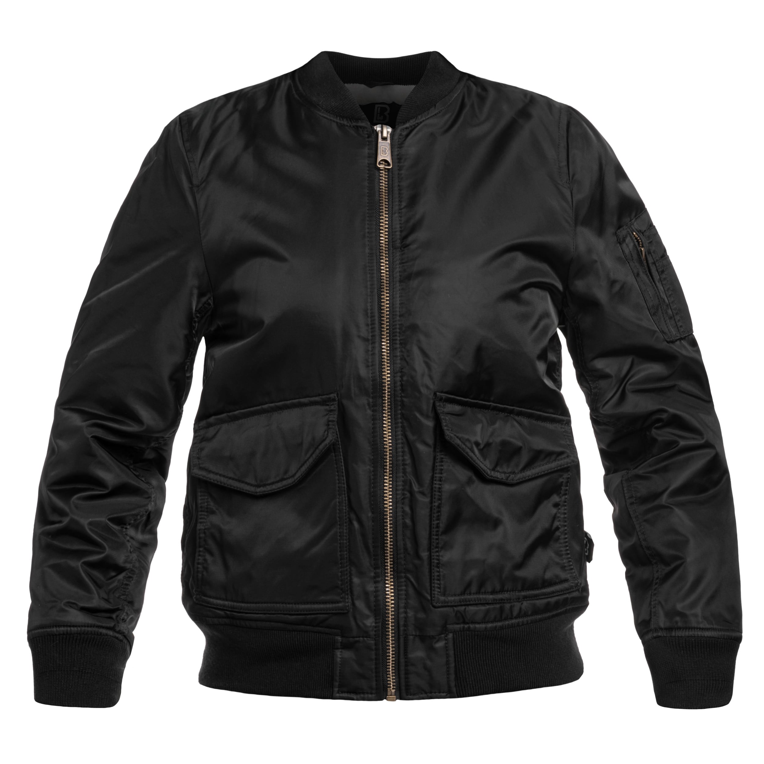 Жіноча куртка Brandit Bomber Sherpa - Black