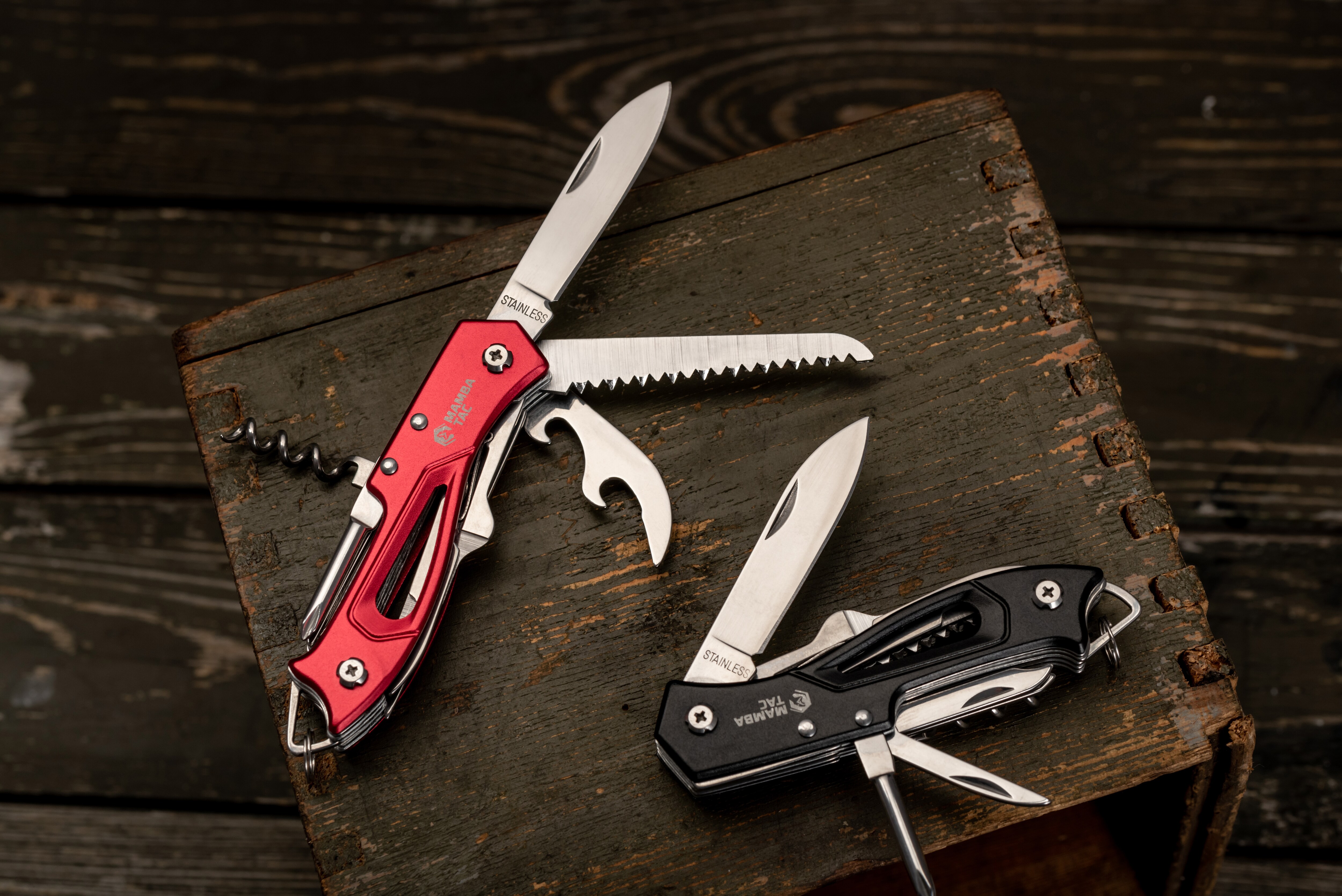 Багатофункціональний ніж Mamba Tac Handy Knife - Black