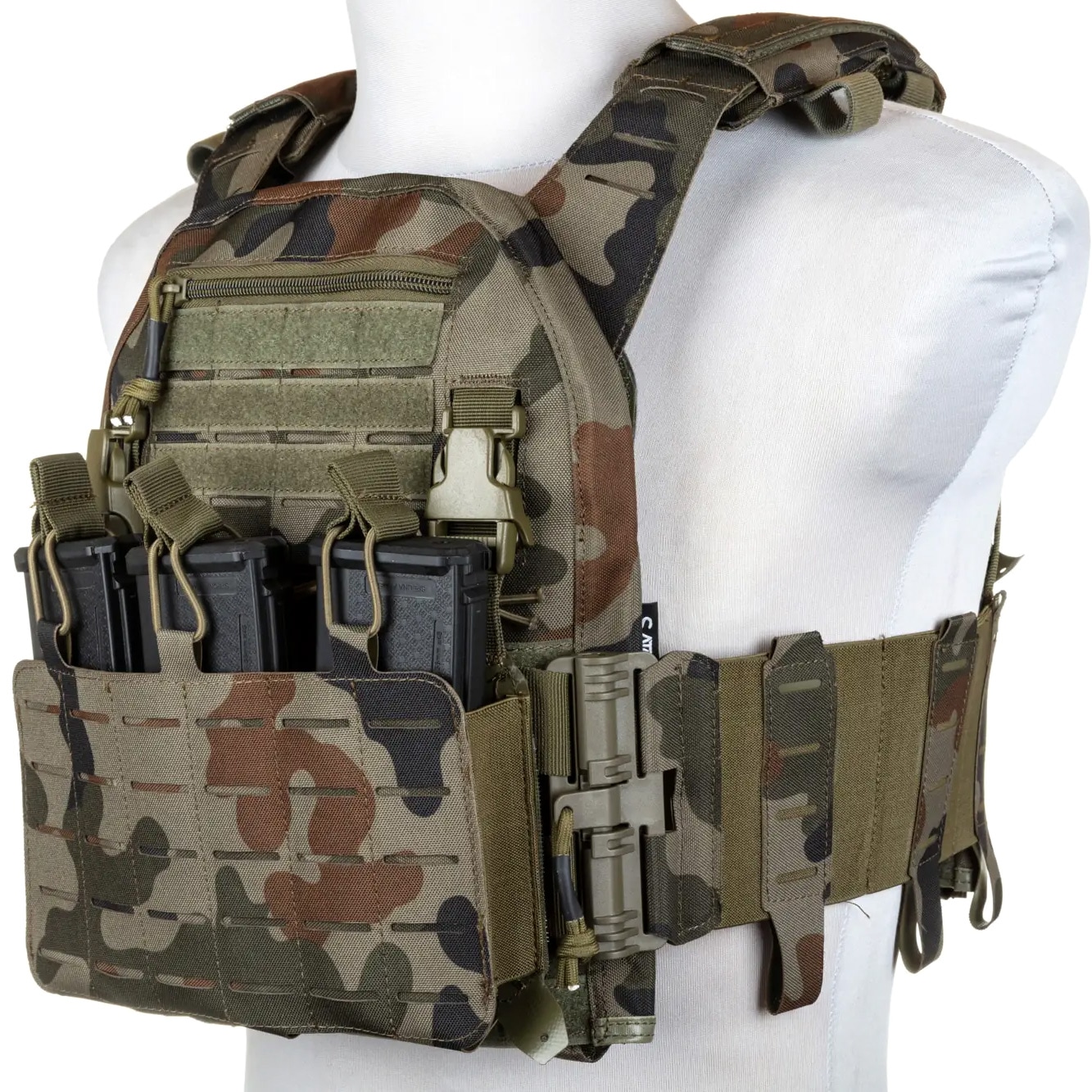 Плитоноска Specna Arms QR II Tactical Plate Carrier - wz.93 Pantera PL Woodland