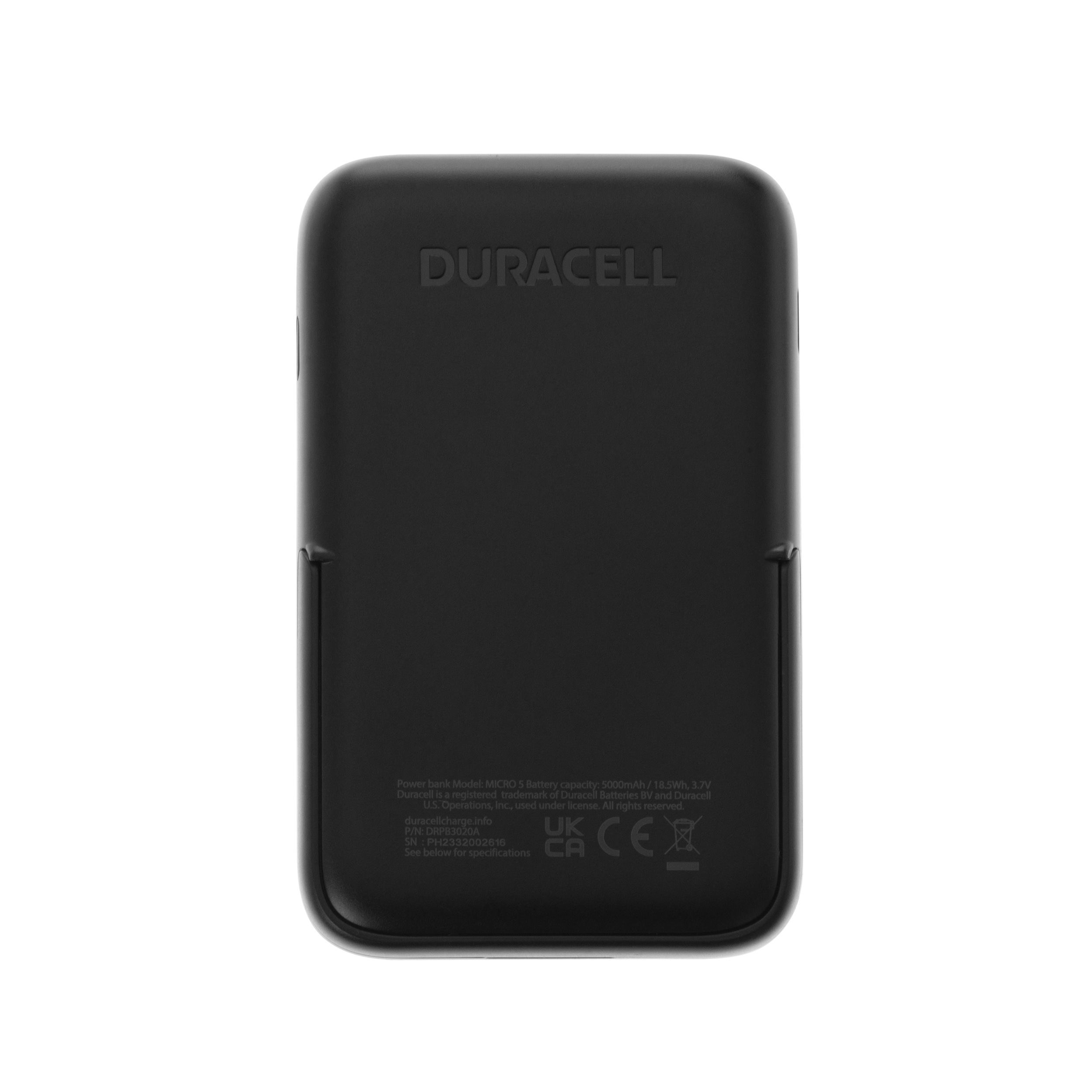 Повербанк Duracell Micro5 Magsafe 5000 mAh - Black