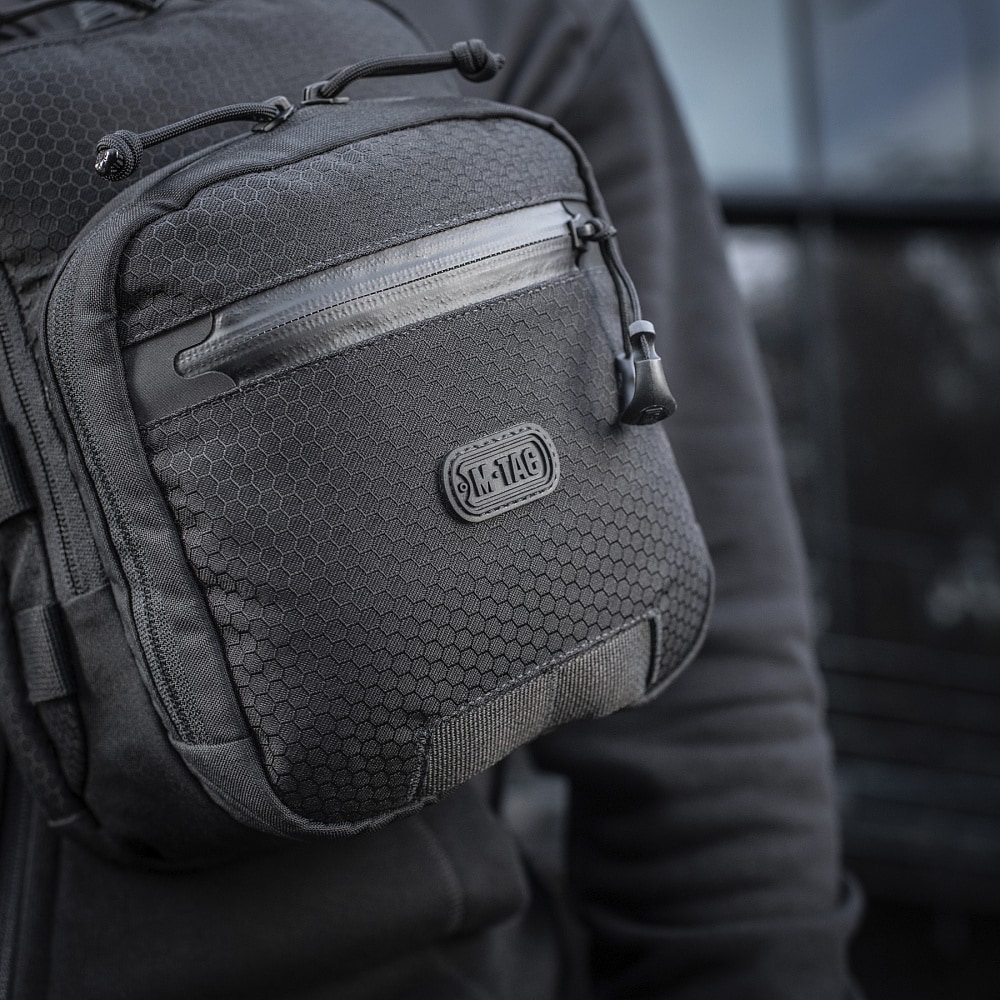 Сумка через плече M-Tac Cross Bag Slim Elite Hex - Black