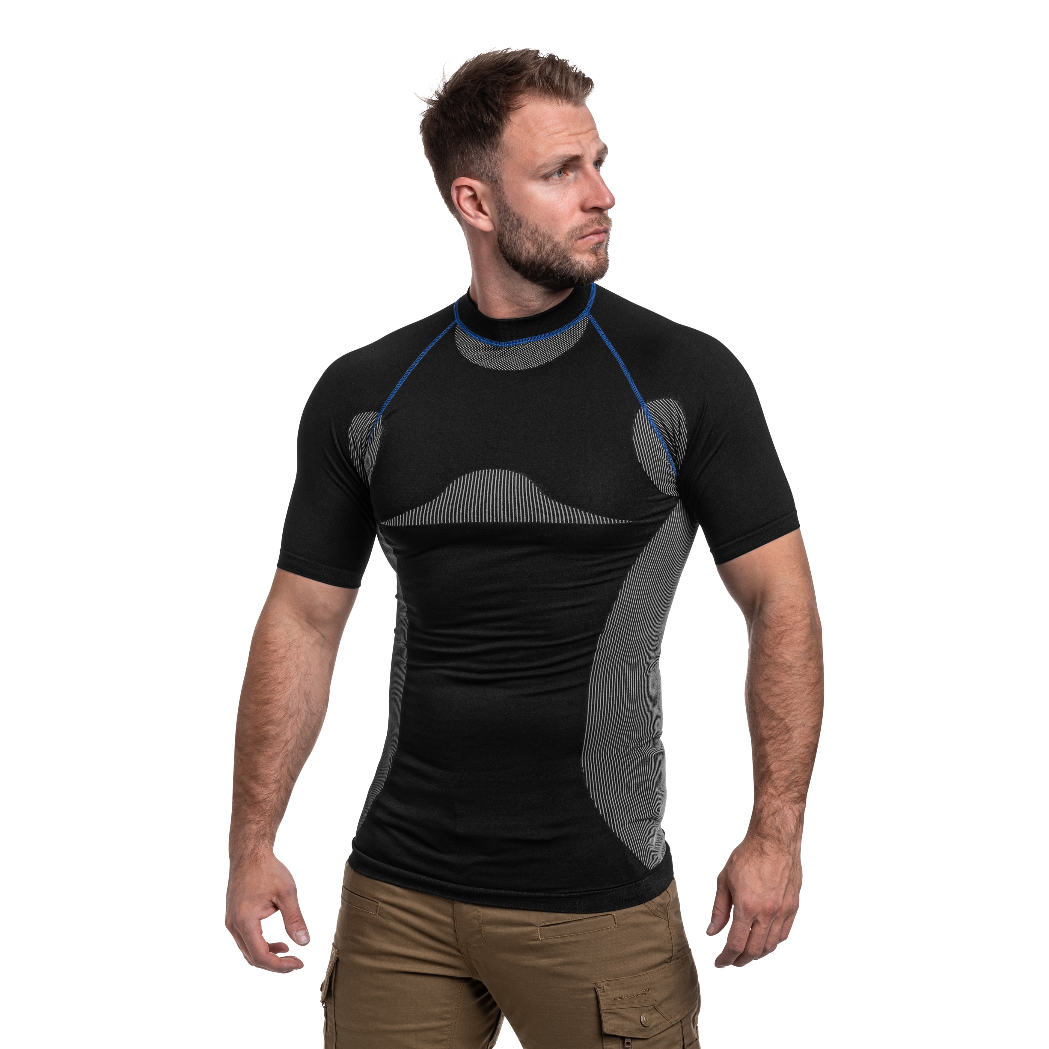 Термоактивна футболка Highlander Outdoor Thermo Tech - Black