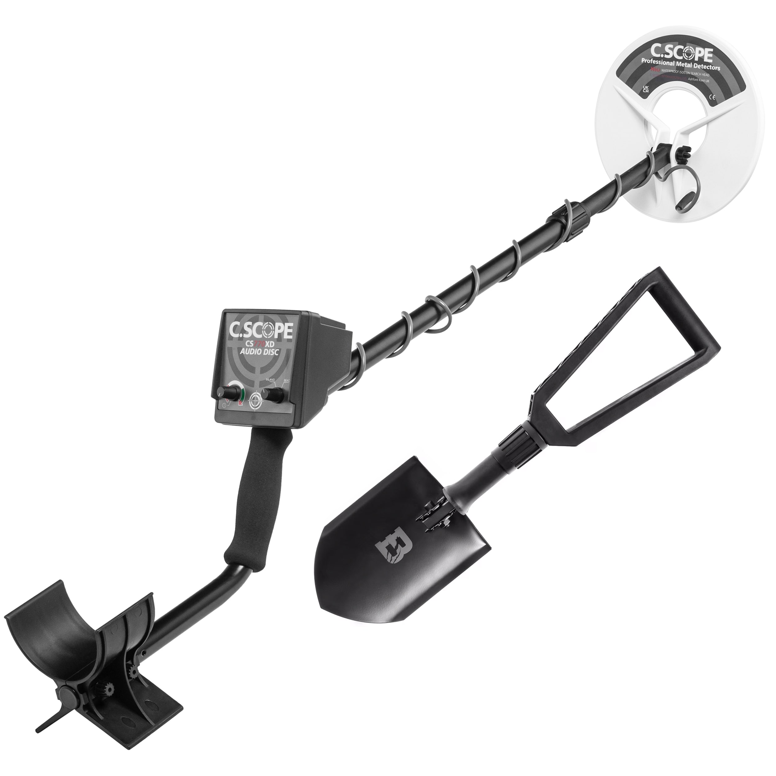 Металошукач C.Scope CS770XD + складана саперна лопата Badger Outdoor US Army - набір