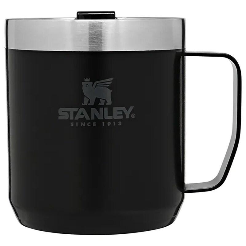 Термочашка Stanley Legendary Classic Camp Mug 350 мл - Matte Black Pebble