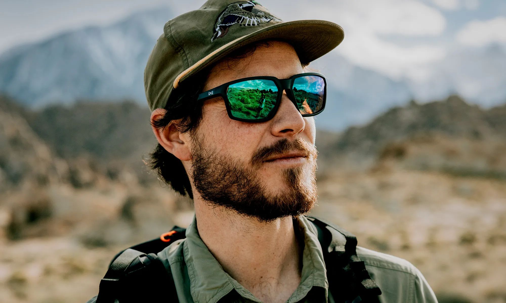 Тактичні окуляри Wiley X Sierra Polarized Matte Graphite Frame - Green Mirror