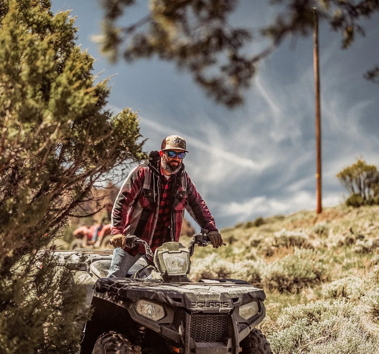 Тактичні окуляри Wiley X Sierra Polarized Matte Black Frame - Blue Mirror