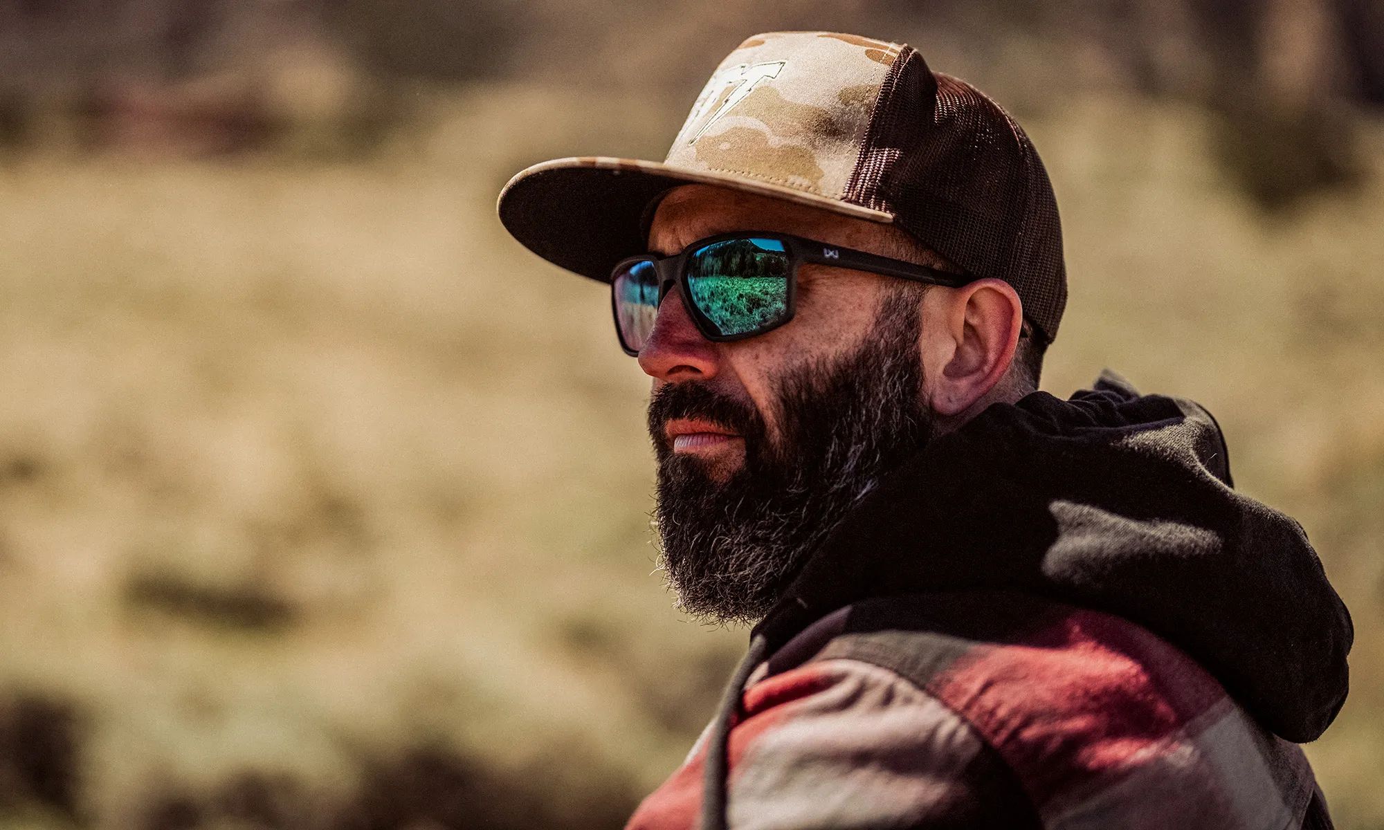 Тактичні окуляри Wiley X Sierra Polarized Matte Black Frame - Blue Mirror