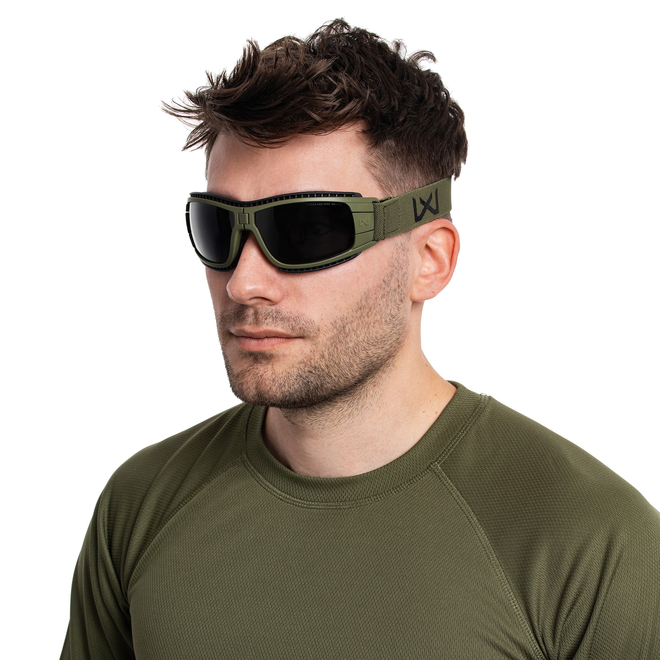 Тактичні окуляри-маска Wiley X Lynx Clear/Grey - Green