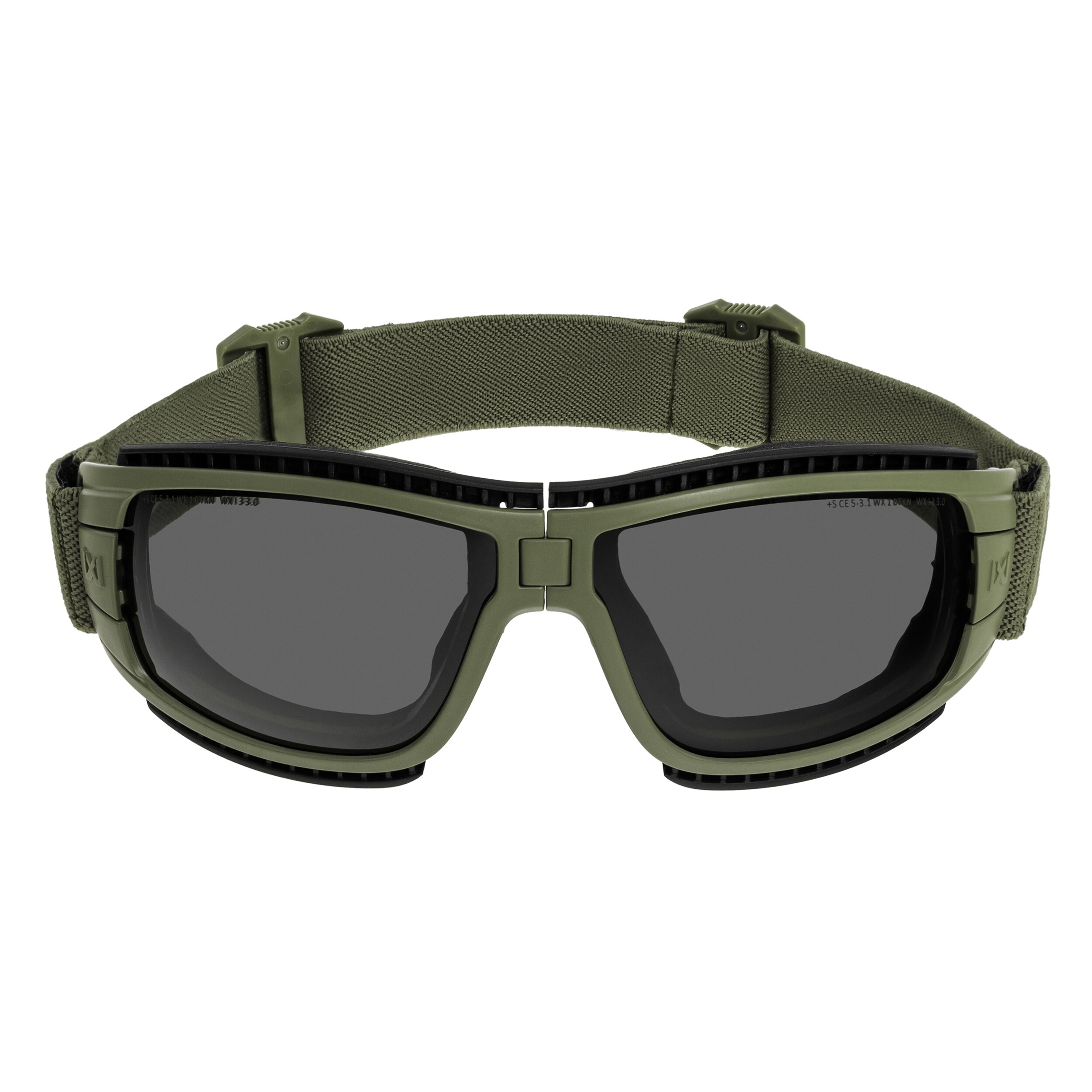 Тактичні окуляри-маска Wiley X Lynx Clear/Grey - Green