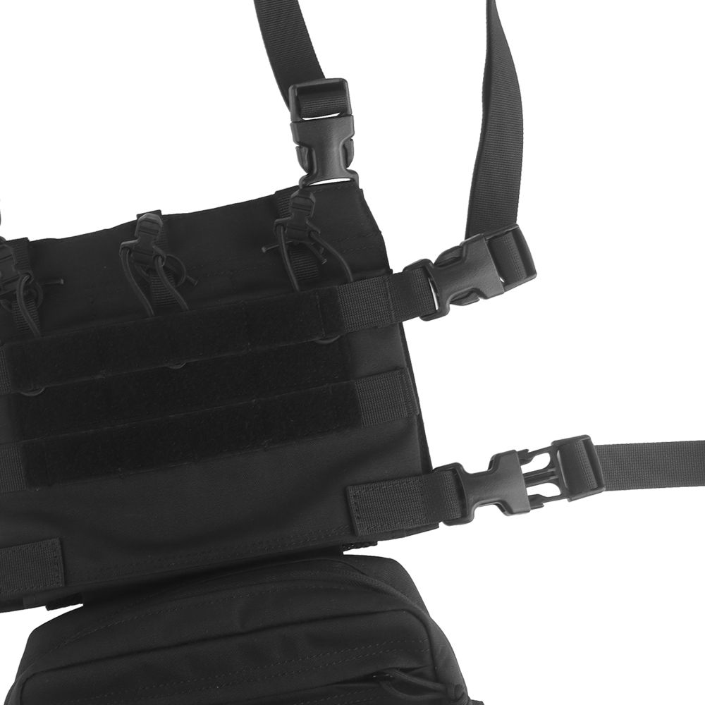 Ремінно-плечова система Wosport VE-107 Chest Rig - Black