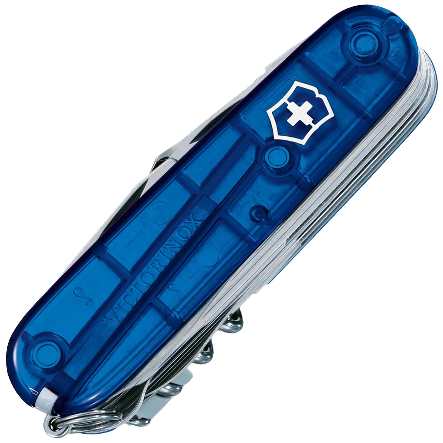 Багатофункціональний ніж Victorinox Swiss Champ - Transparent Blue