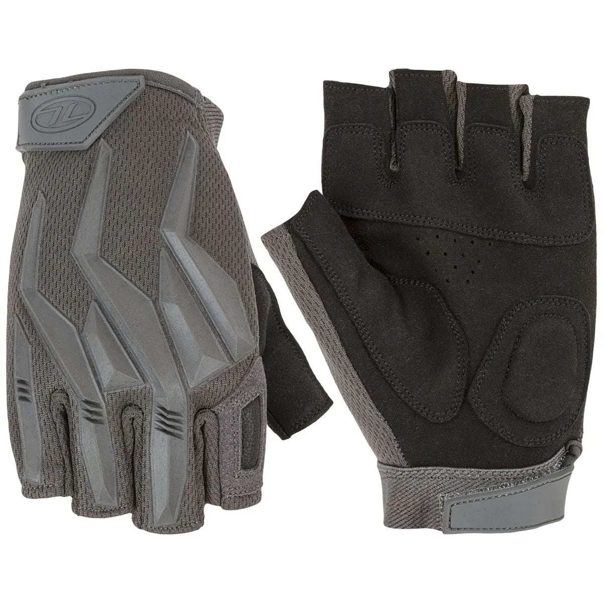 Тактичні рукавиці Highlander Forces Raptor Gloves Half Finger - Grey