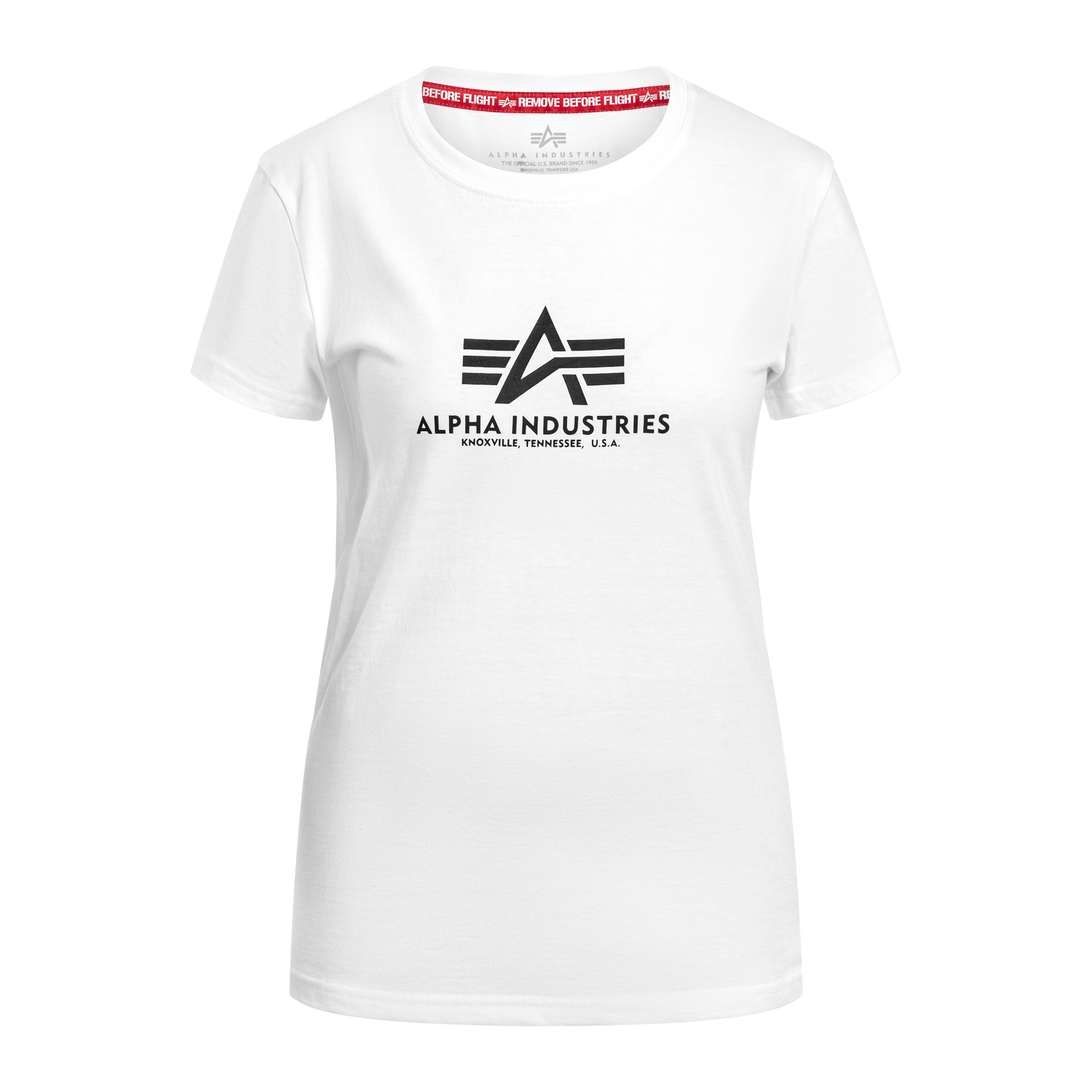 Футболка T-shirt жіноча Alpha Industries New Basic - White