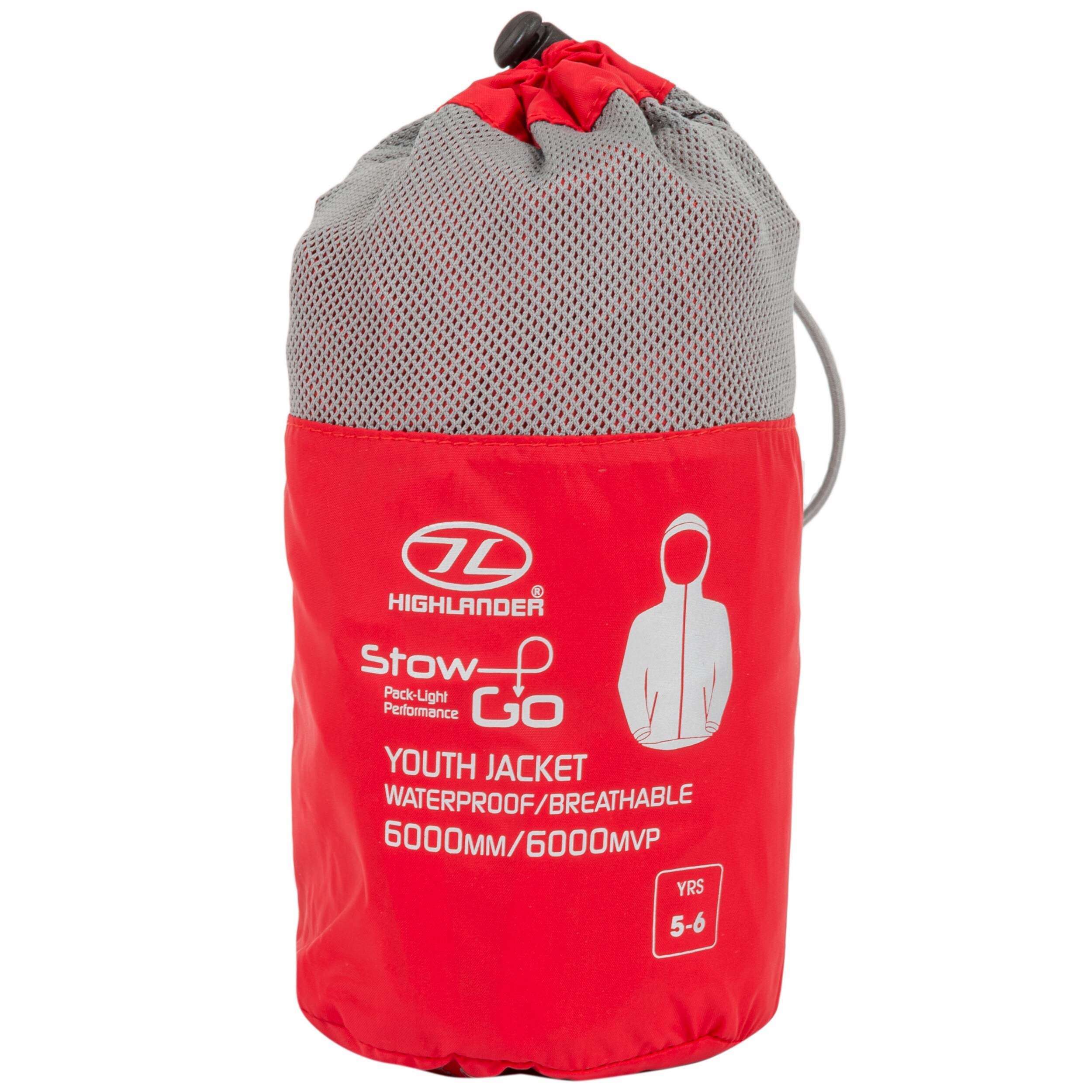 Дитяча куртка Highlander Outdoor Stow & Go Waterproof - Red