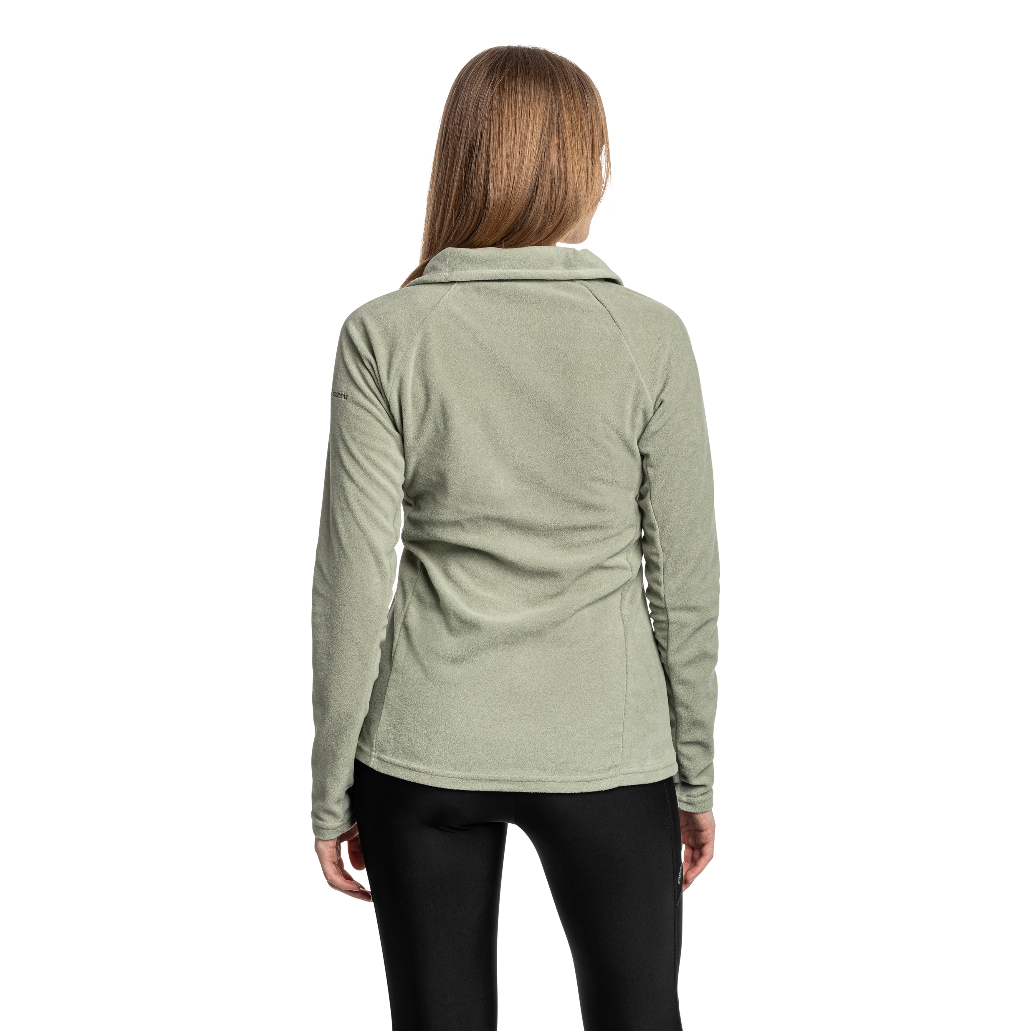 Жіноча флісова кофта Columbia Glacial IV Half Zip - Safari