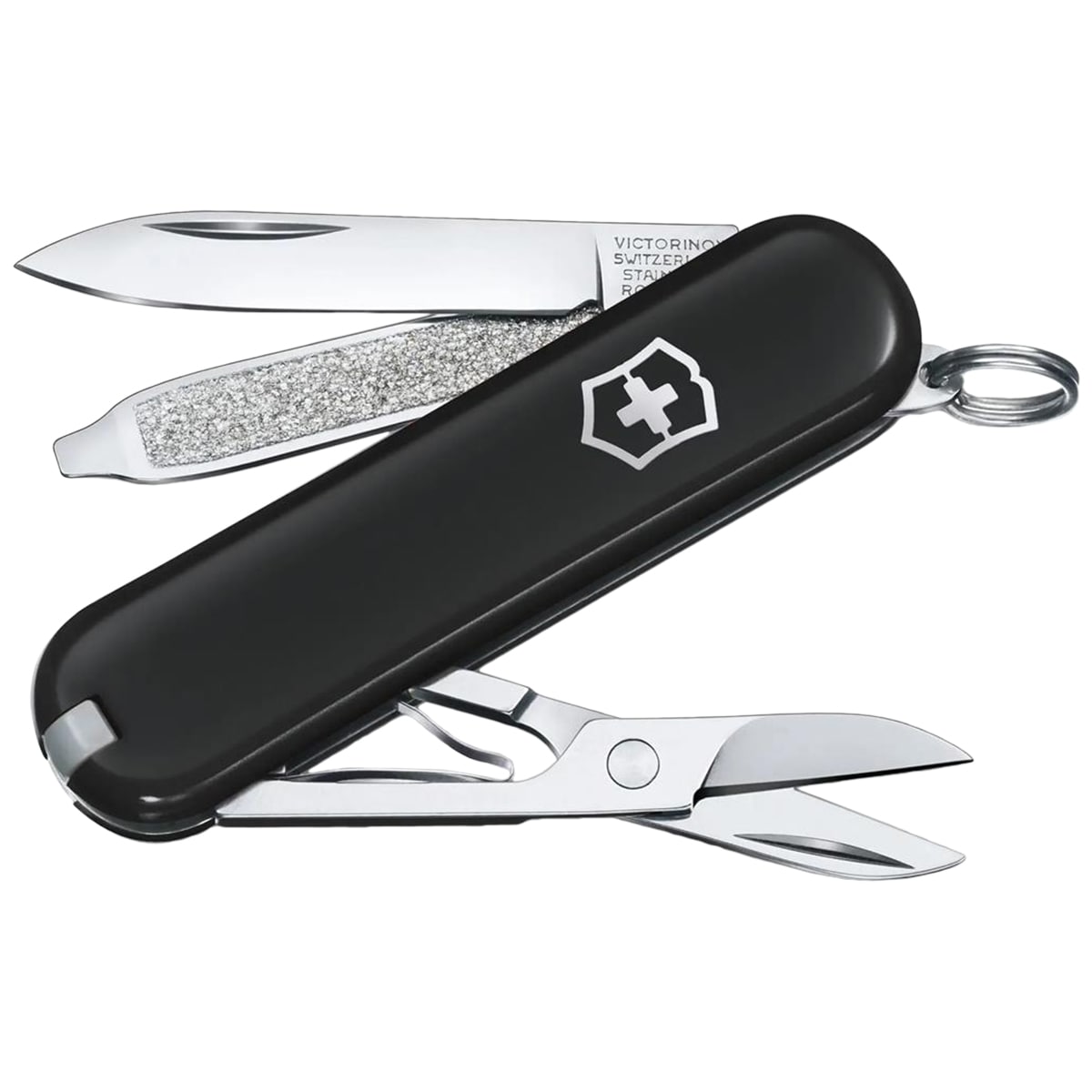 Багатофункціональний ніж Victorinox Classic SD з кобурою -  Dark Illusion/Blue