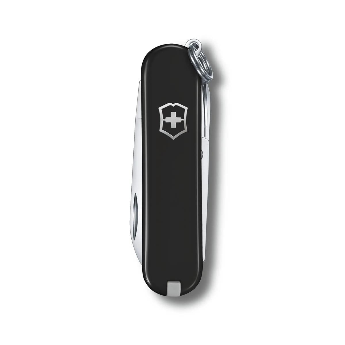 Багатофункціональний ніж Victorinox Classic SD з кобурою -  Dark Illusion/Blue