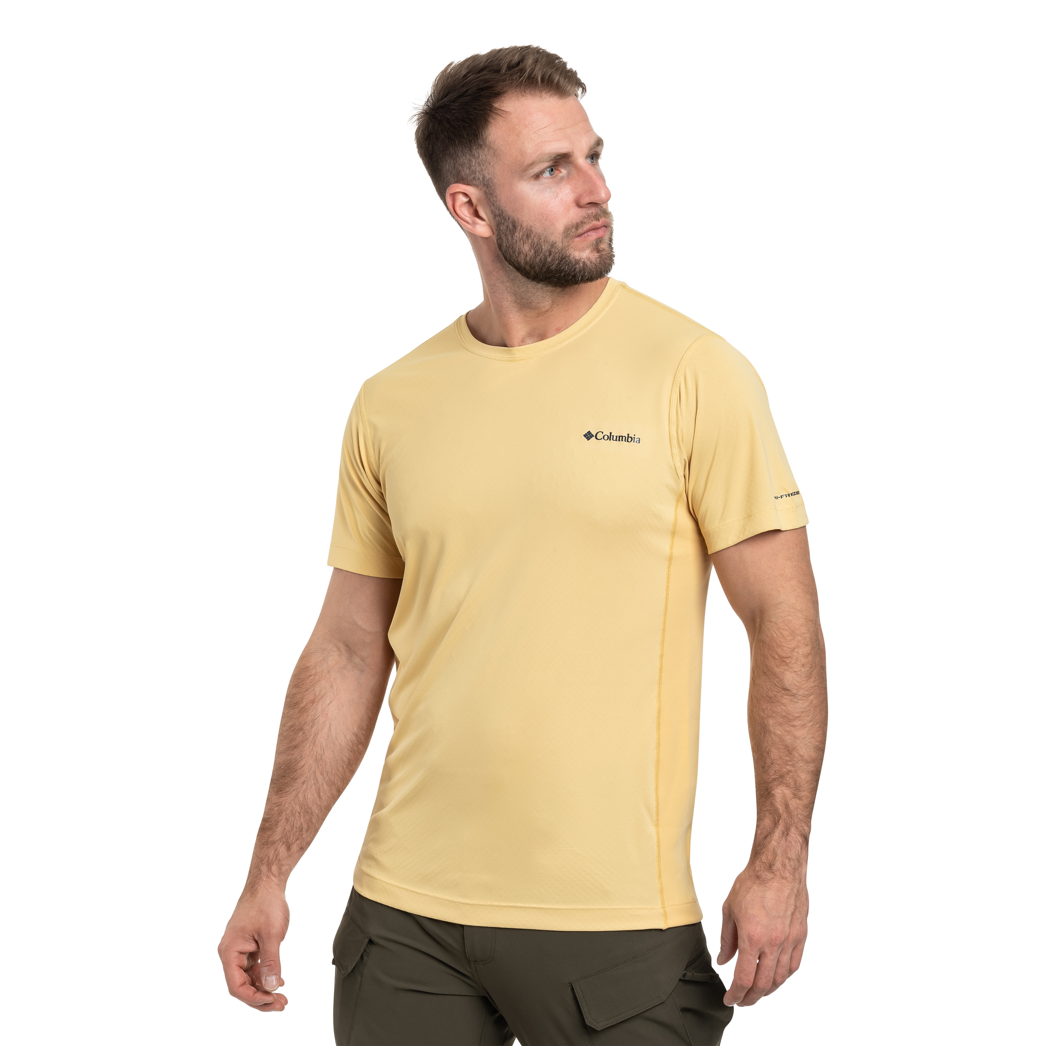 Термоактивна футболка Columbia Zero Rules Light Short Sleeve Crew - Sand Dune