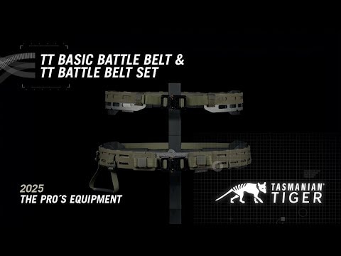 Тактичний ремінь Tasmanian Tiger Battle Belt Set - Black