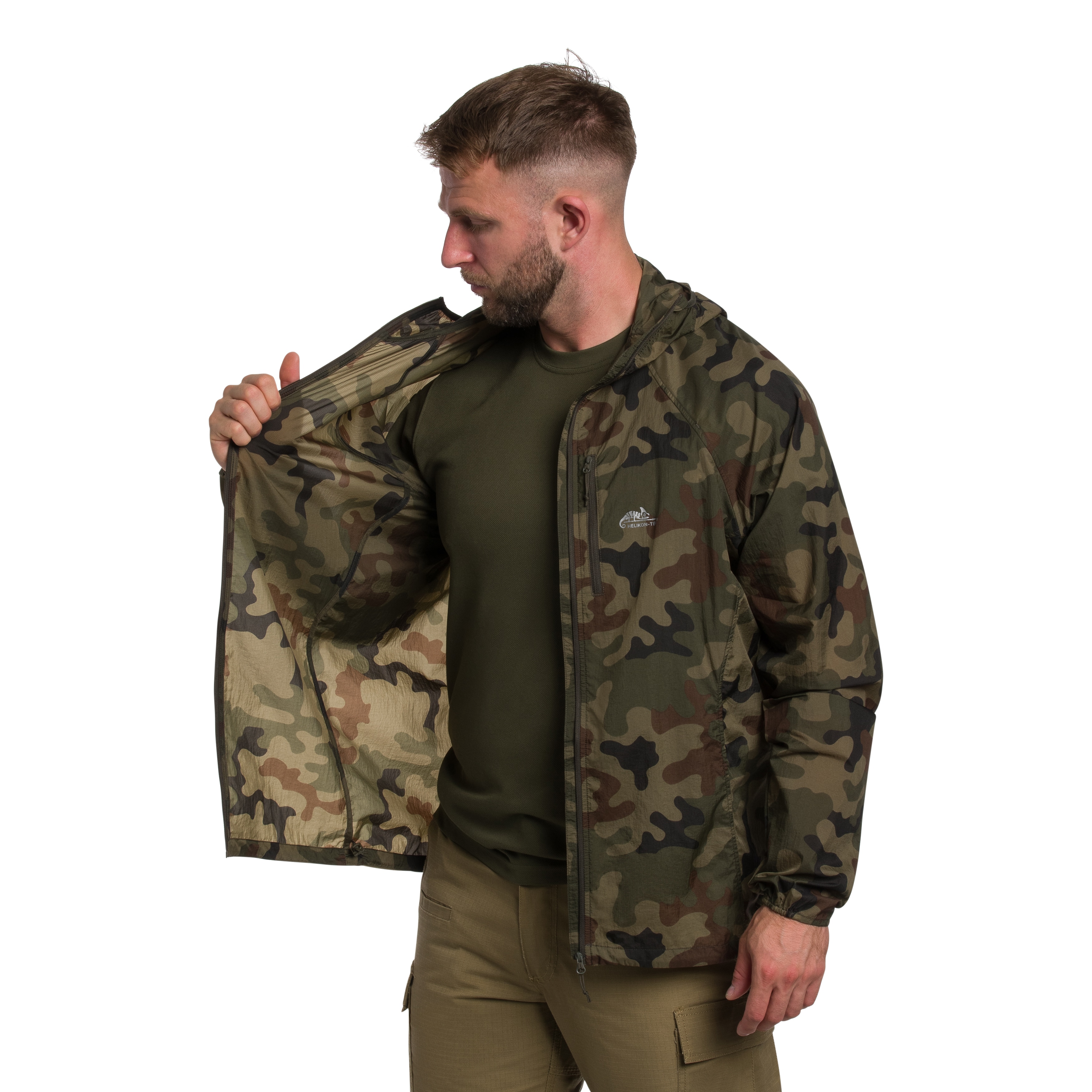 Куртка Helikon-Tex Tramontane WindPack - wz.93 Pantera PL Woodland