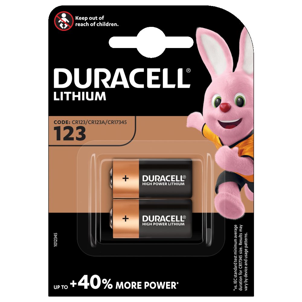 Батарея Duracell CR123 - 2 шт.