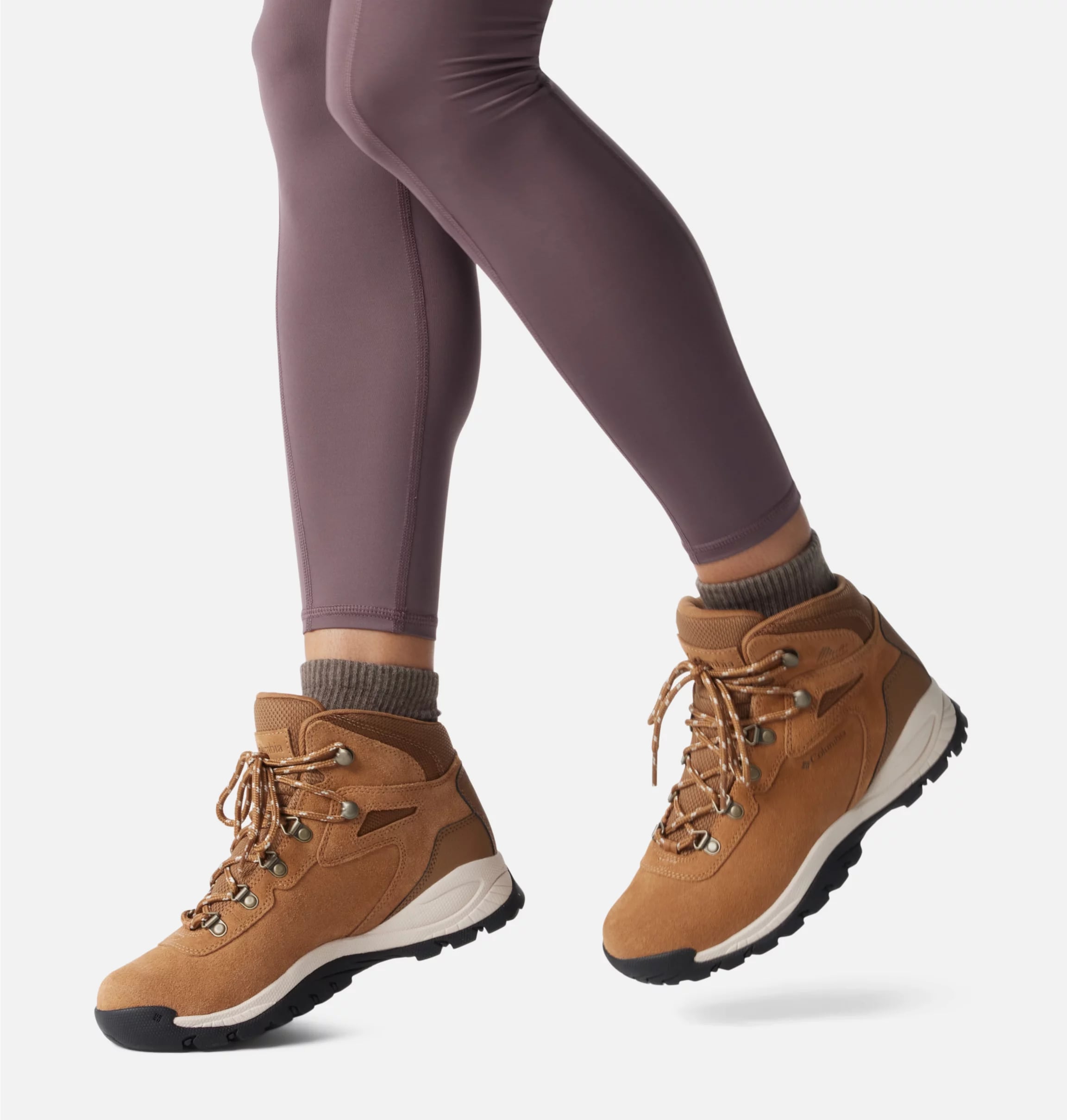 Жіночі черевики Columbia Newton Ridge Plus WP Amped - Elk/Dark Stone