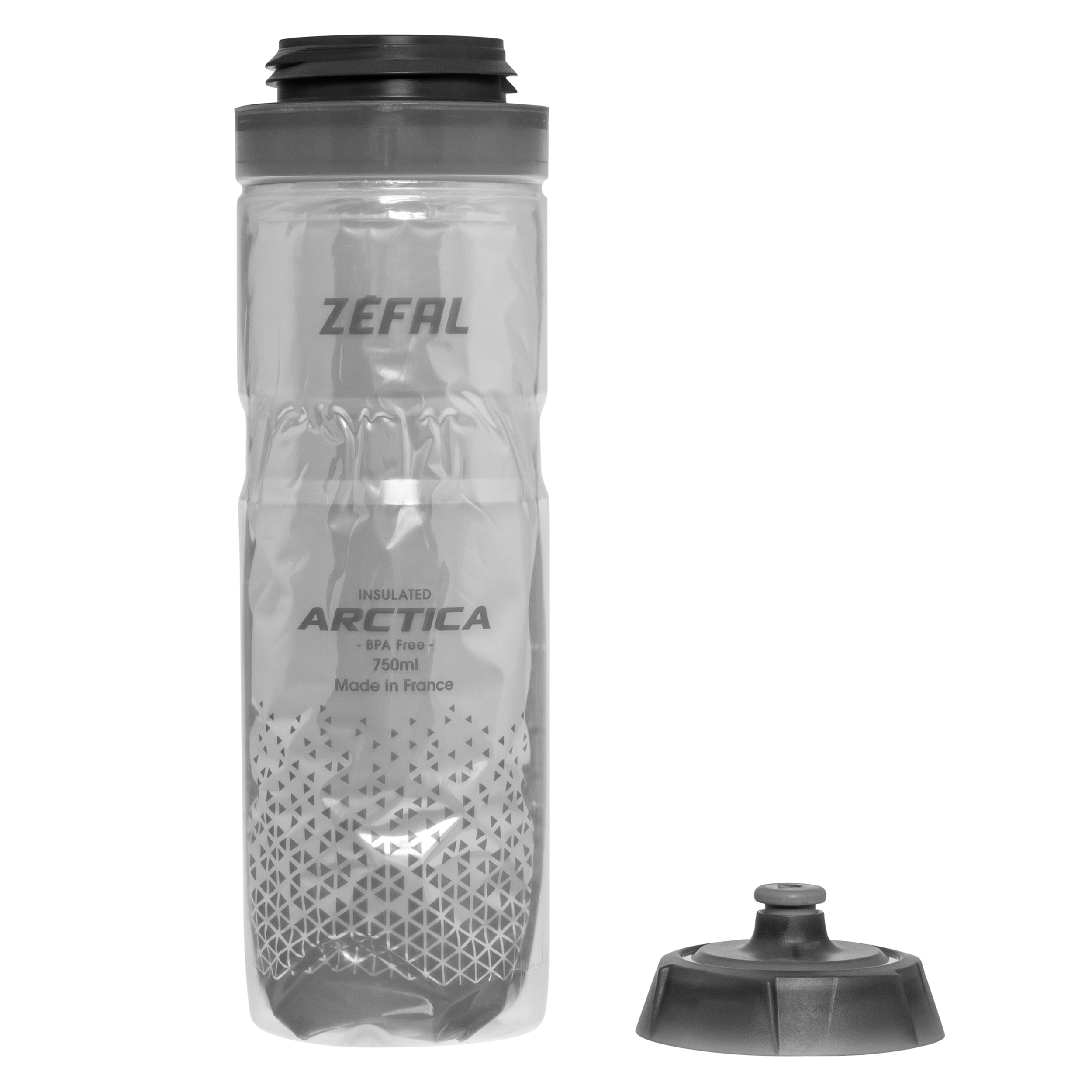 Пляшка Zefal Arctica 75 750 мл - Silver/Black
