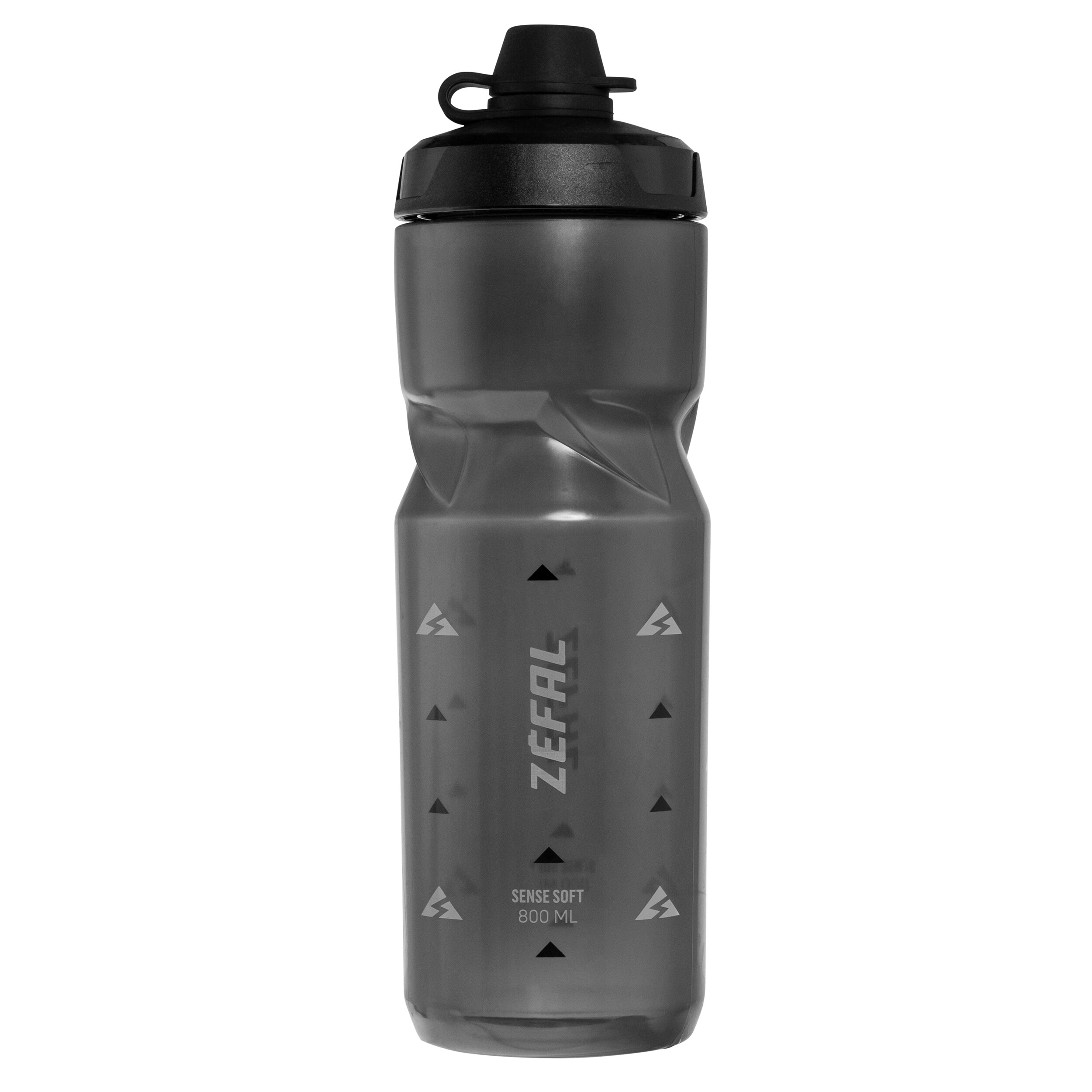 Пляшка Zefal Sense Soft 80 No-Mud Bottle 800 мл - Smoked Black