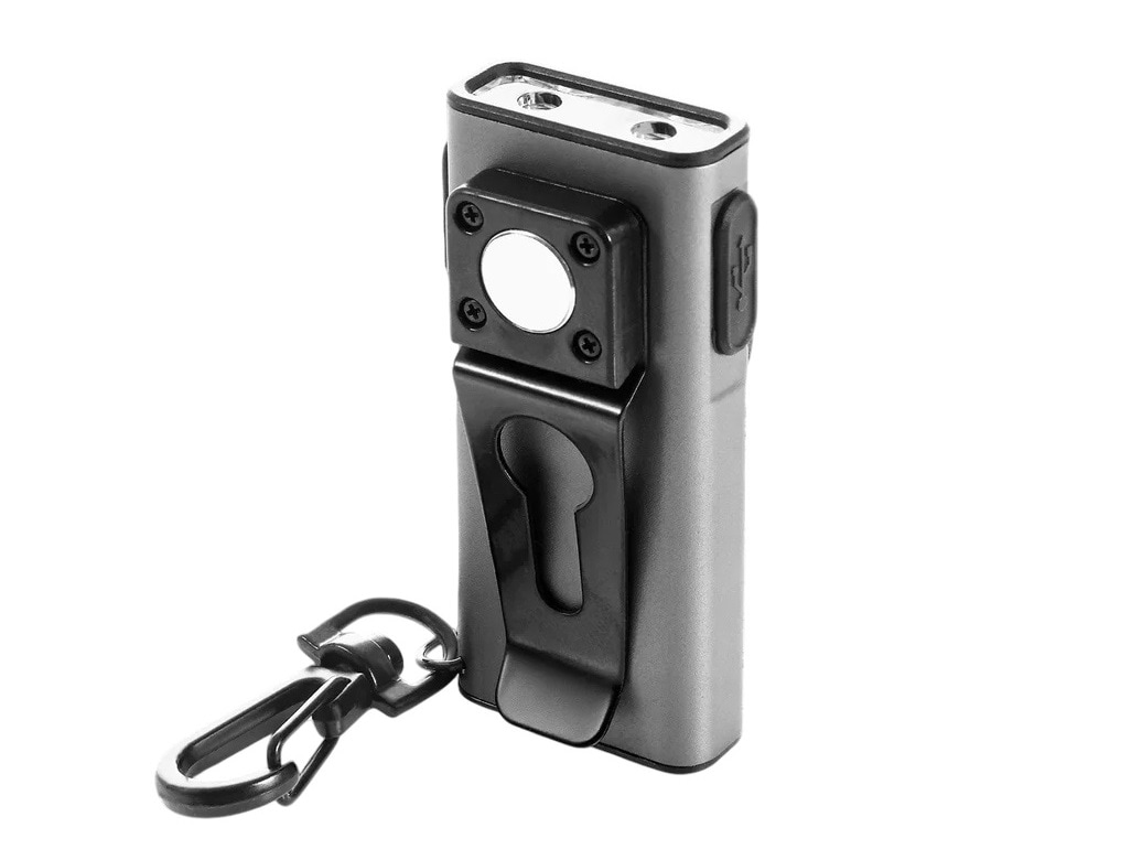 Ліхтарик-брелок Mactronic Flagger Nano Grey - 500 люменів