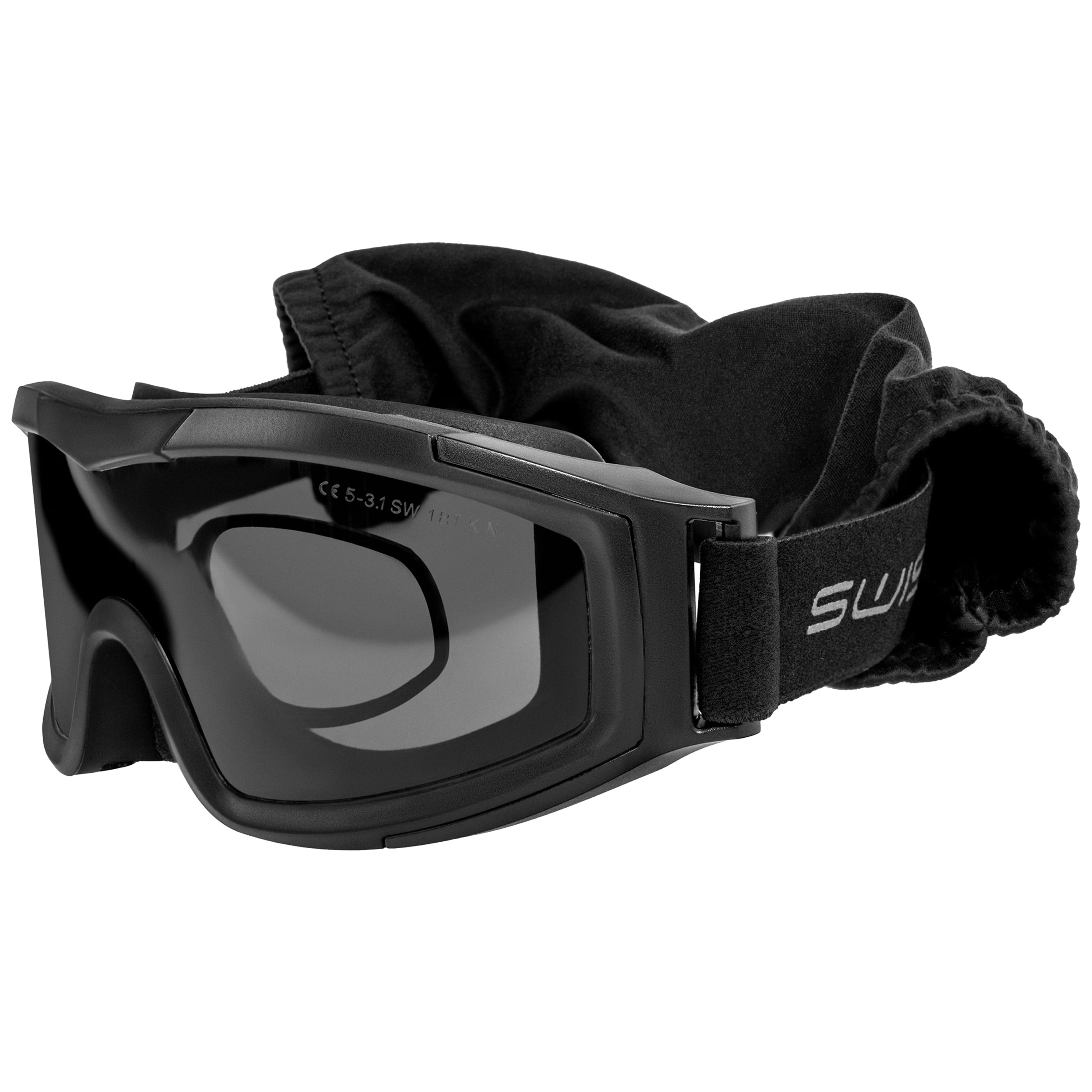 Тактичні окуляри-маска Swiss Eye F-Tac - Black