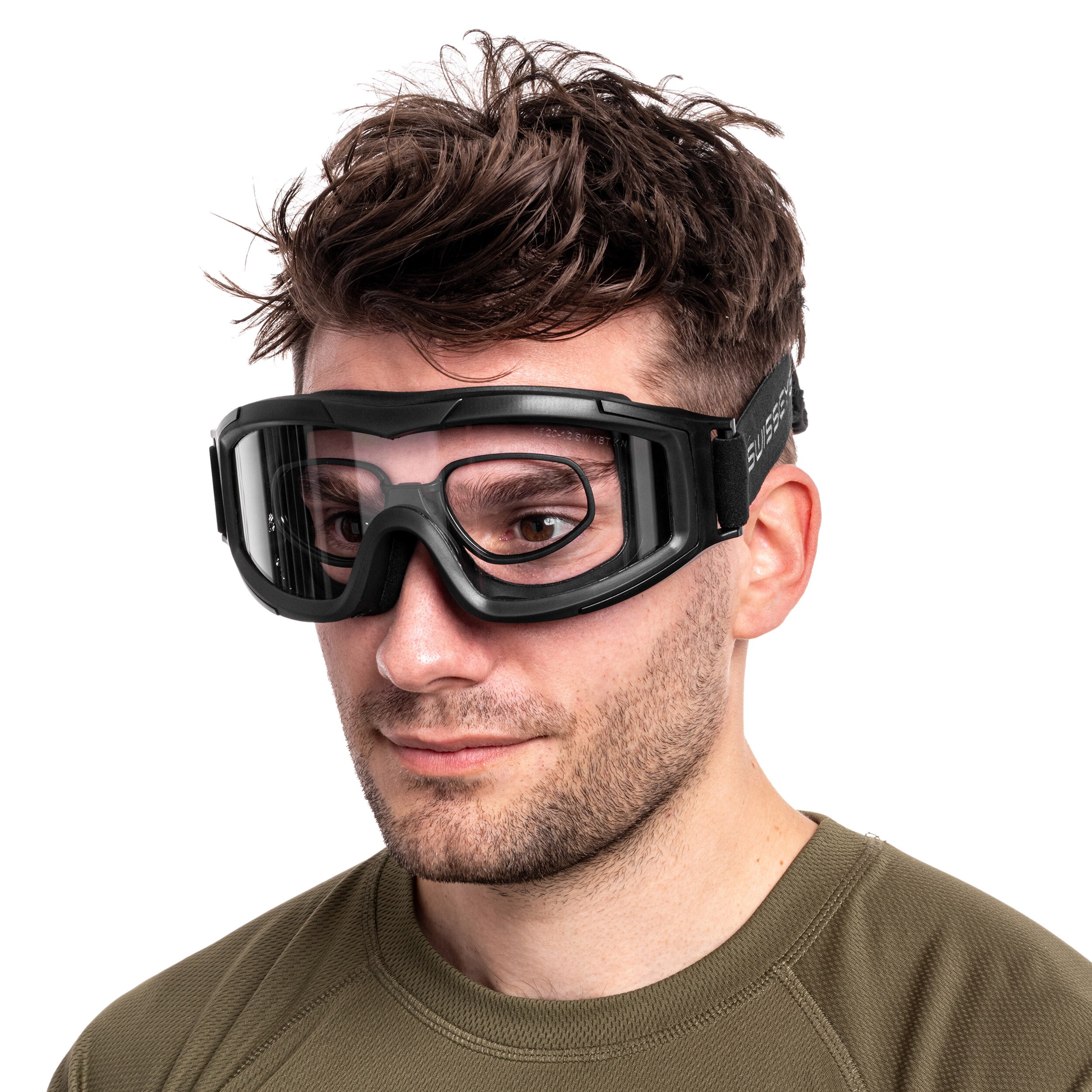 Тактичні окуляри-маска Swiss Eye F-Tac - Black