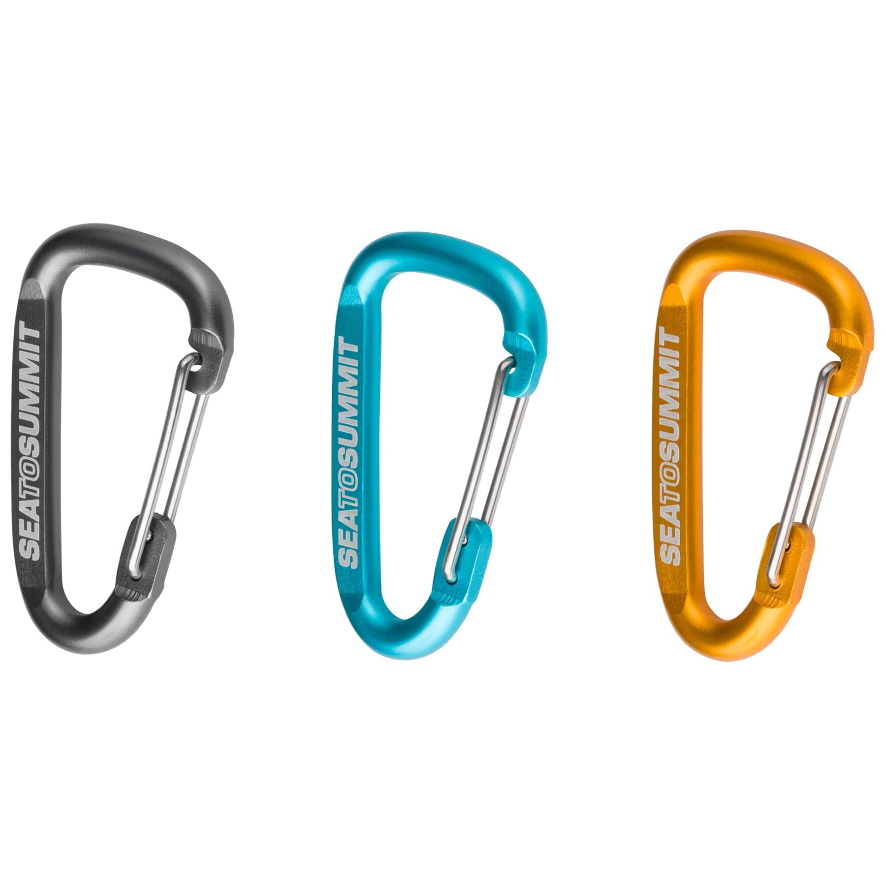 Карабін Sea To Summit 3 шт. - Grey/Blue/Orange