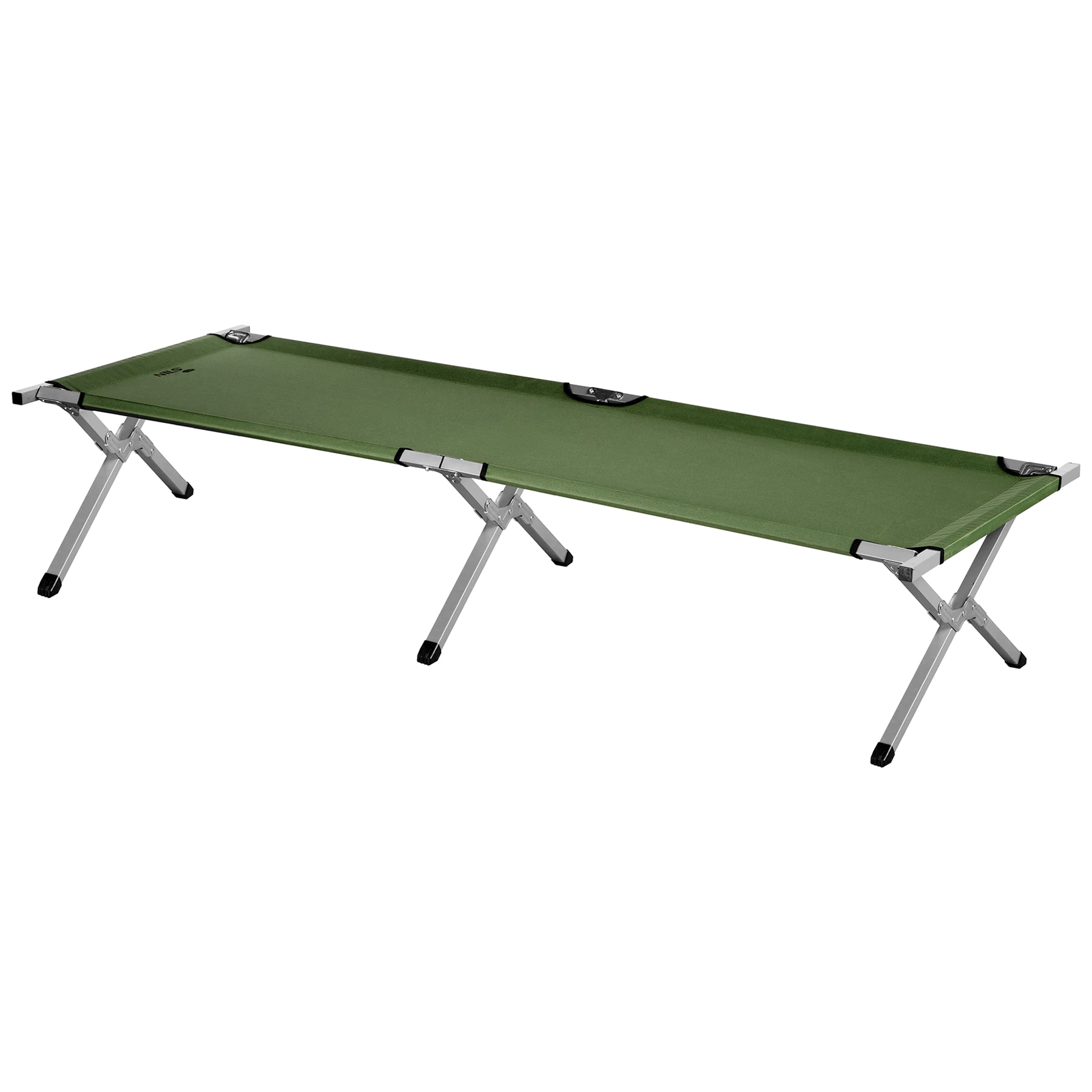 Складане сталеве польове ліжко Nils Camp 200 x 60 cm - Olive