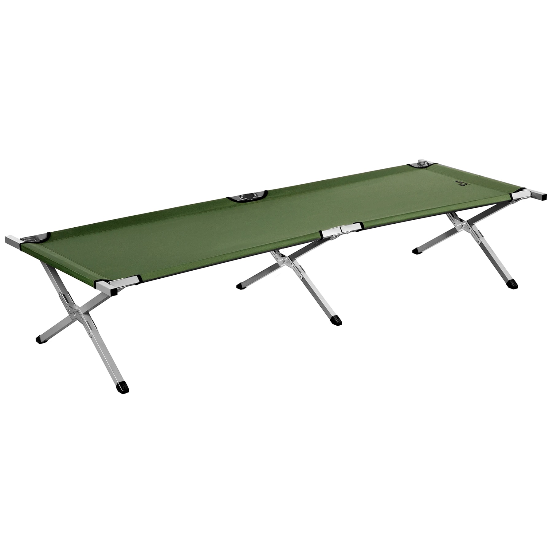 Складане сталеве польове ліжко Nils Camp 200 x 60 cm - Olive