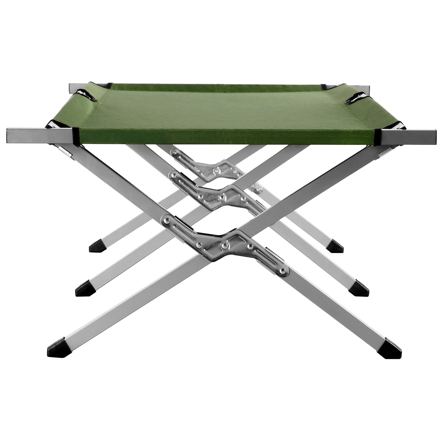 Складане сталеве польове ліжко Nils Camp 200 x 60 cm - Olive