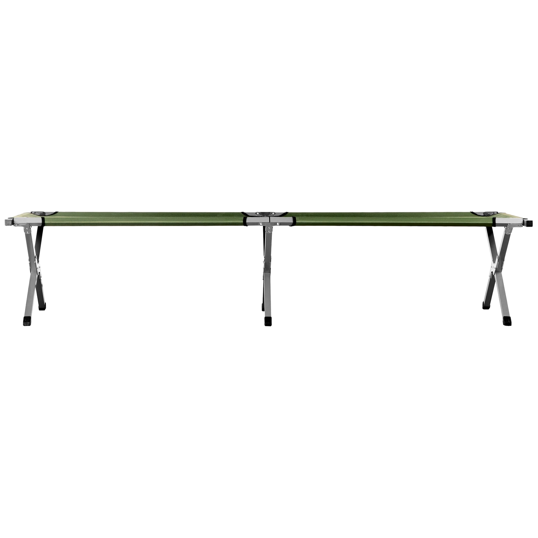 Складане сталеве польове ліжко Nils Camp 200 x 60 cm - Olive
