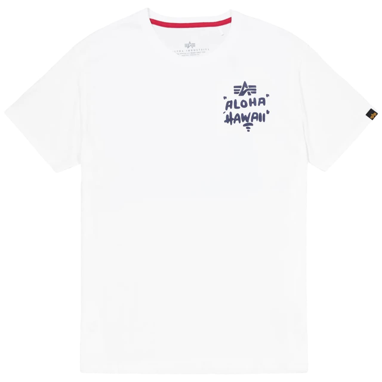 Футболка T-shirt Alpha Industries Aloha Back Print - White
