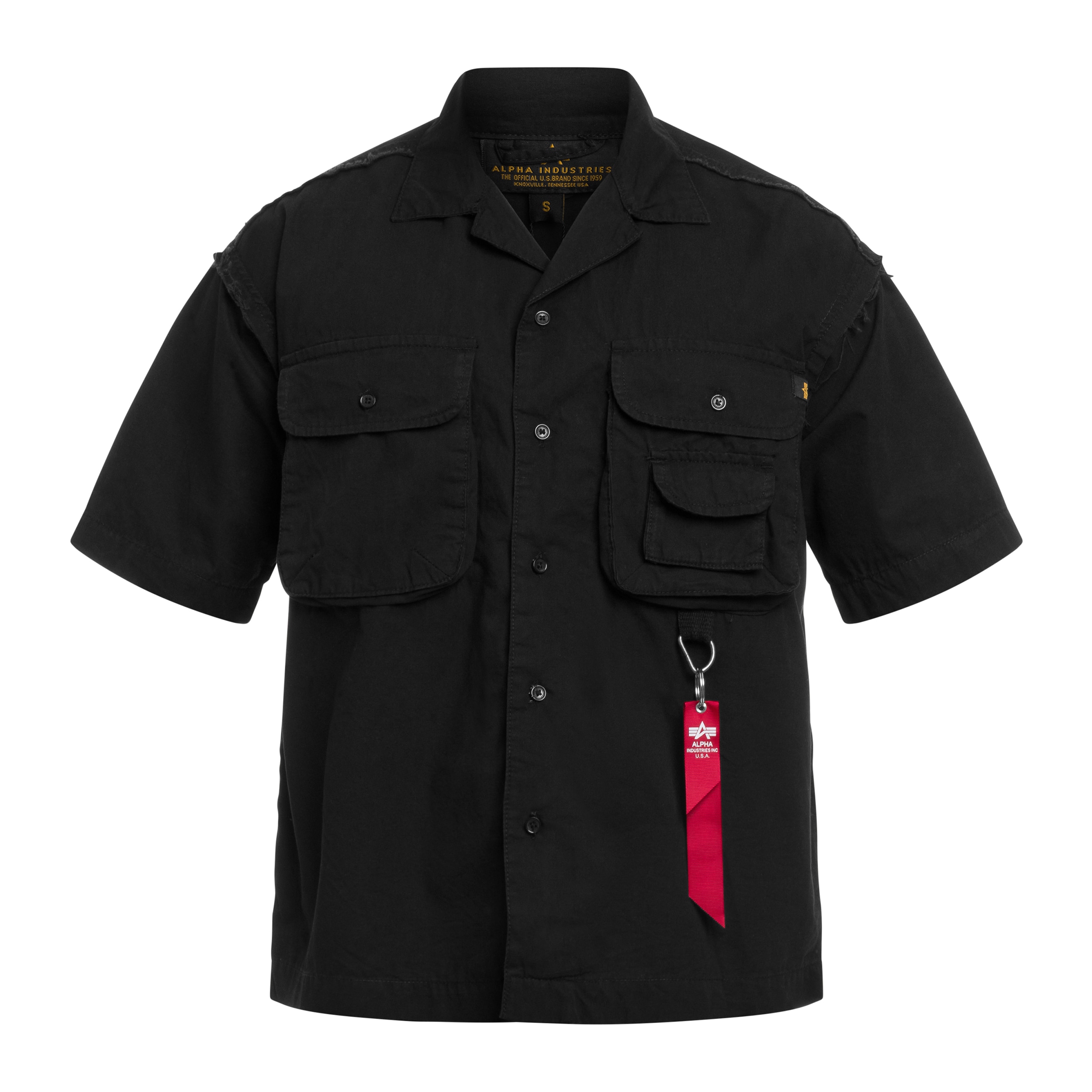 Сорочка Alpha Industries Aloha Safari Short Sleeve - Black