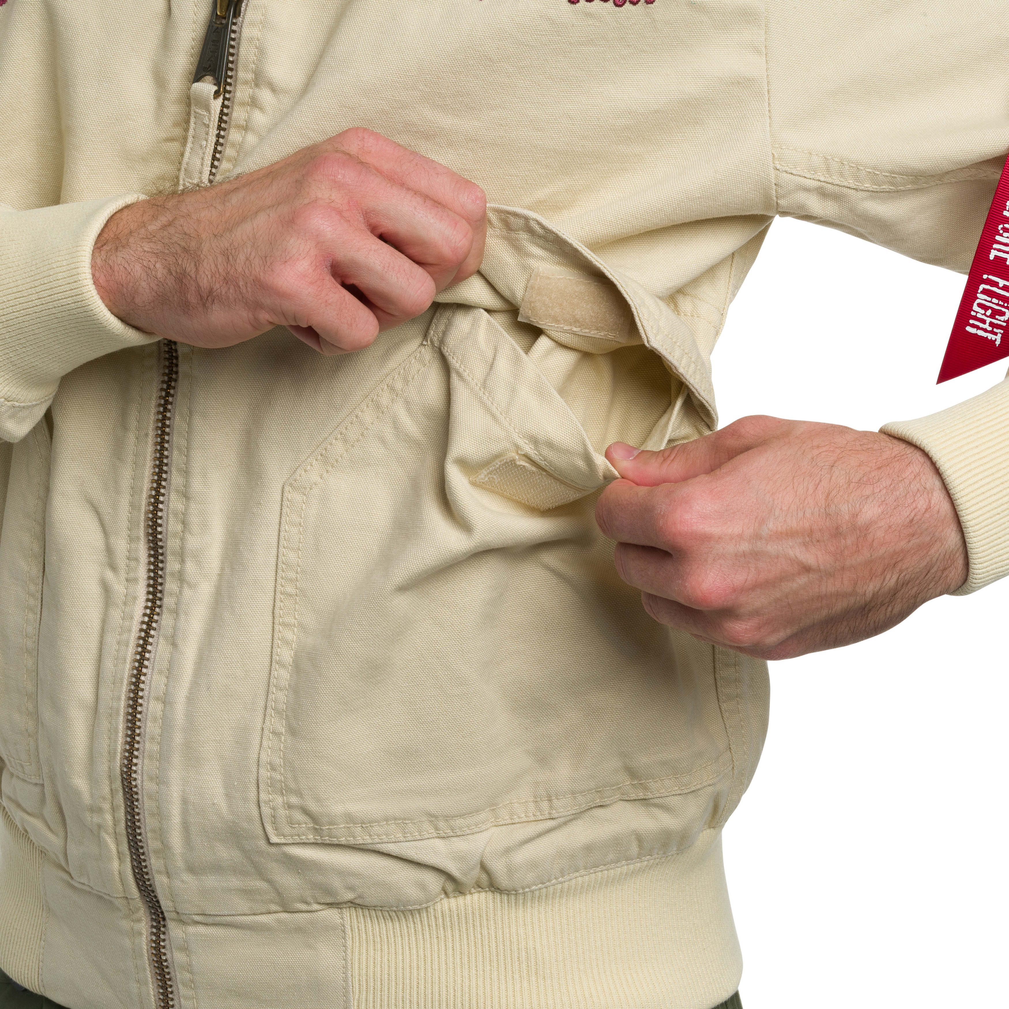 Куртка Alpha Industries CWU-45 Canvas Honolulu - Vintage White