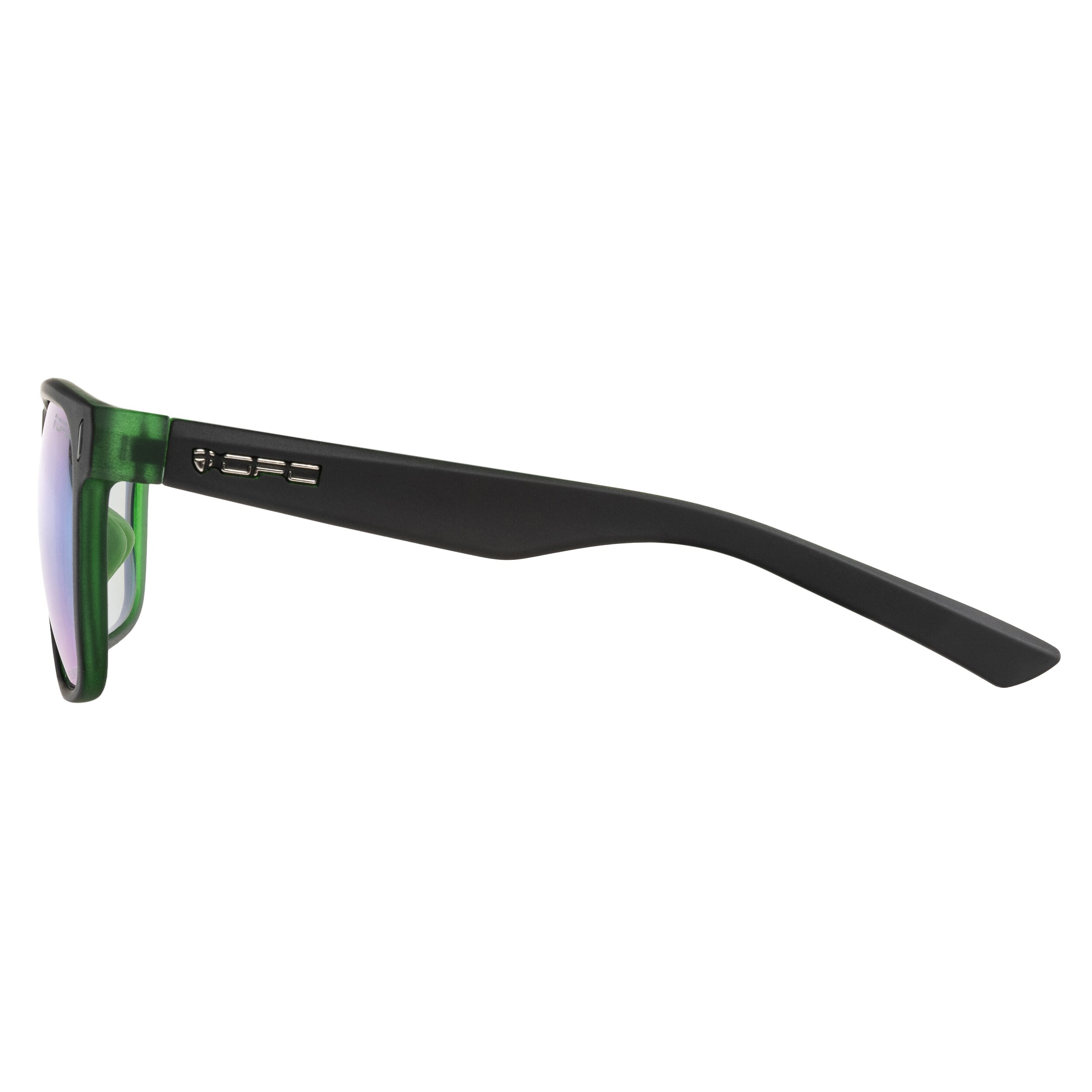 Сонцезахисні окуляри OPC Lifestyle Miami Matt Black/Green Revo з поляризацією