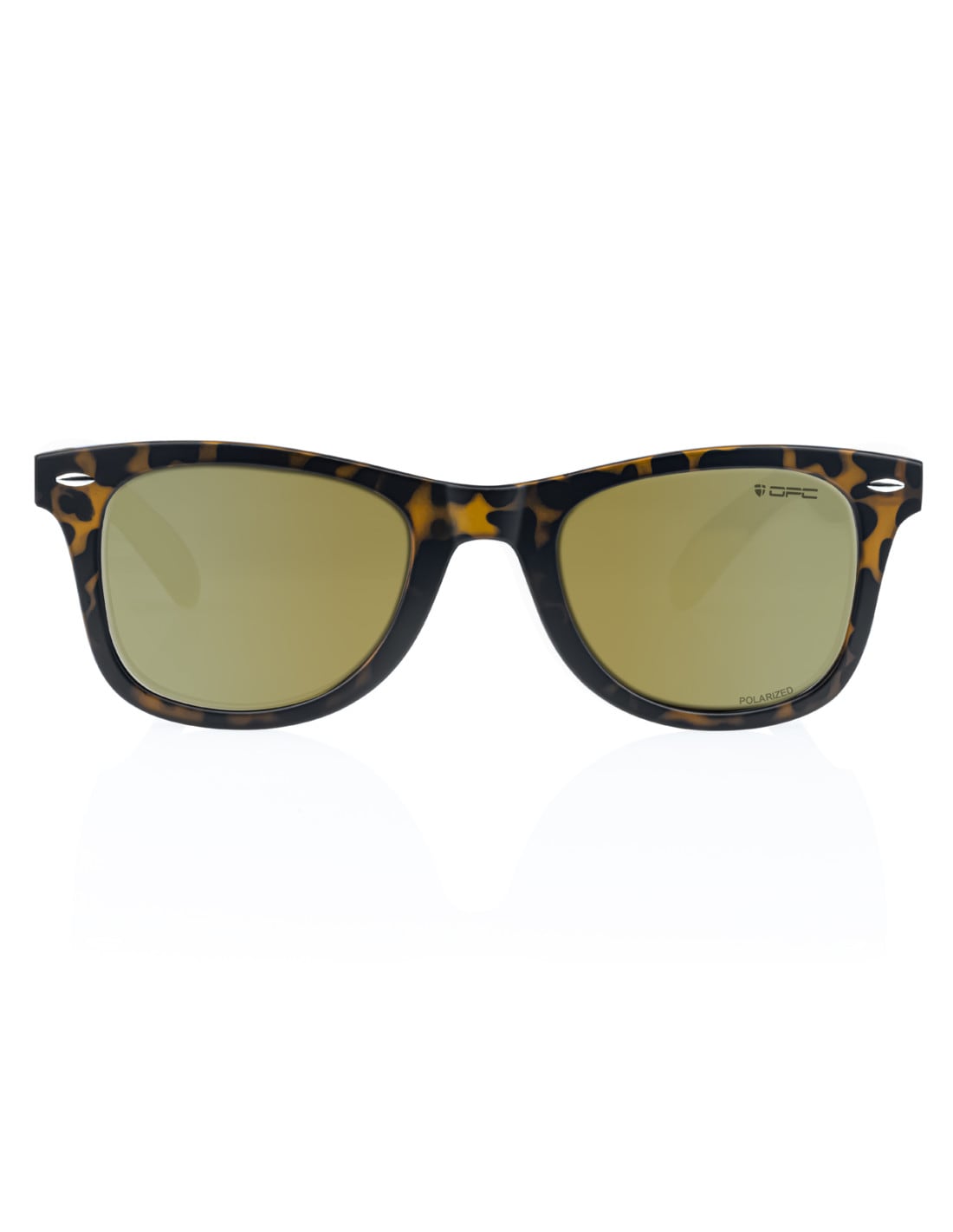 Сонцезахисні окуляри OPC Lifestyle Santa Cruz Matt Demi/Gold Revo з поляризацією