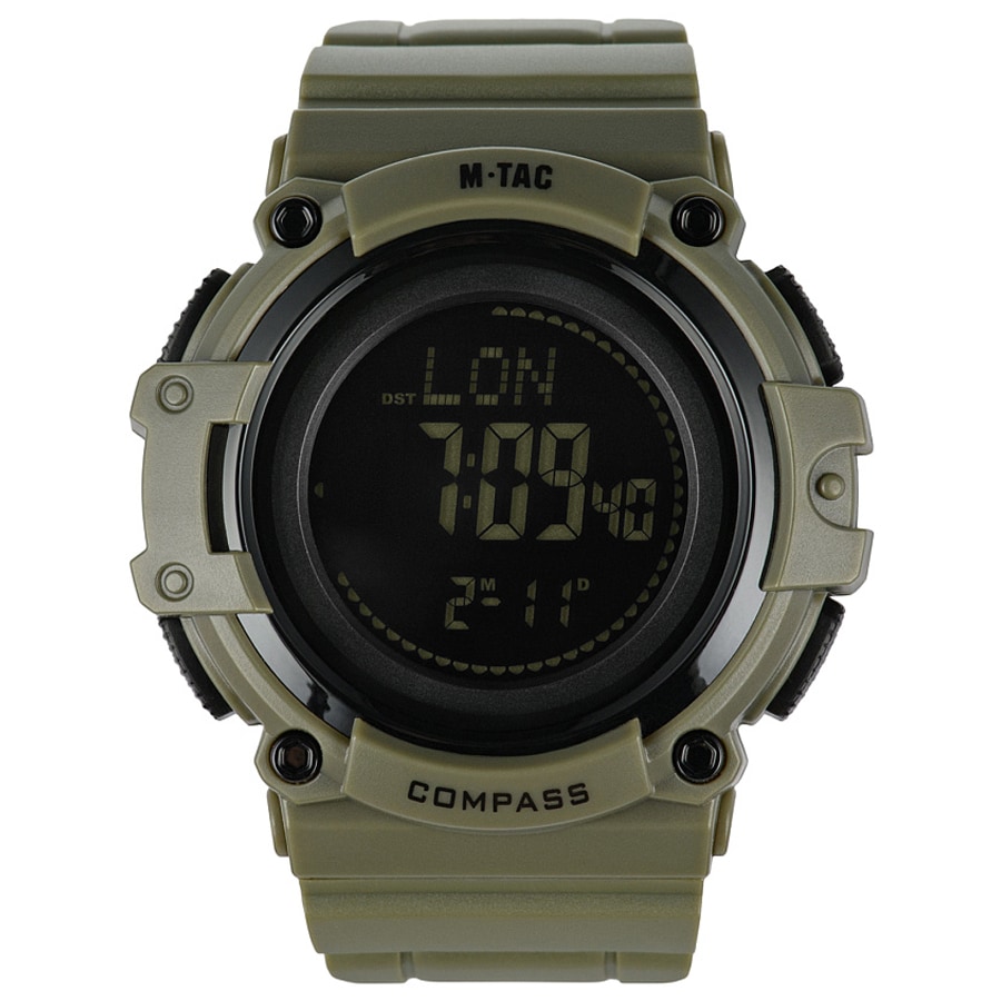 Тактичний годинник M-Tac з компасом 2233 - Ranger Green
