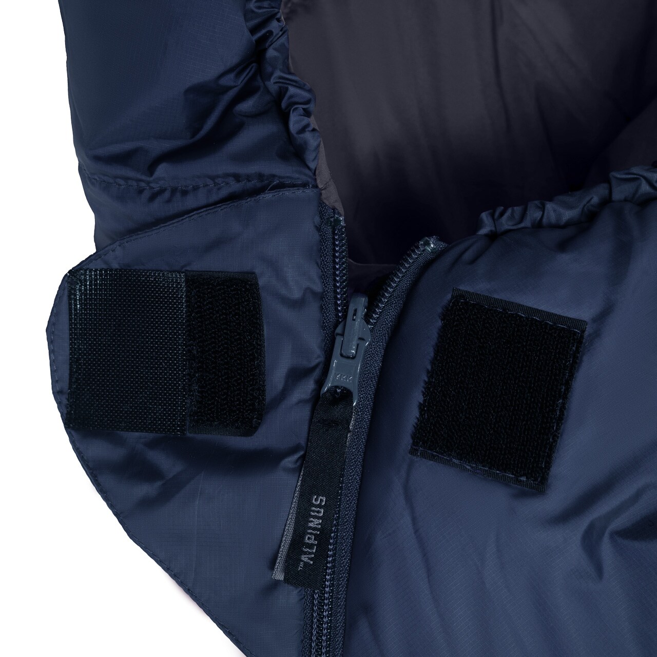 Спальний мішок Alpinus Fiber Pro 1500 Правий - Темно-синій