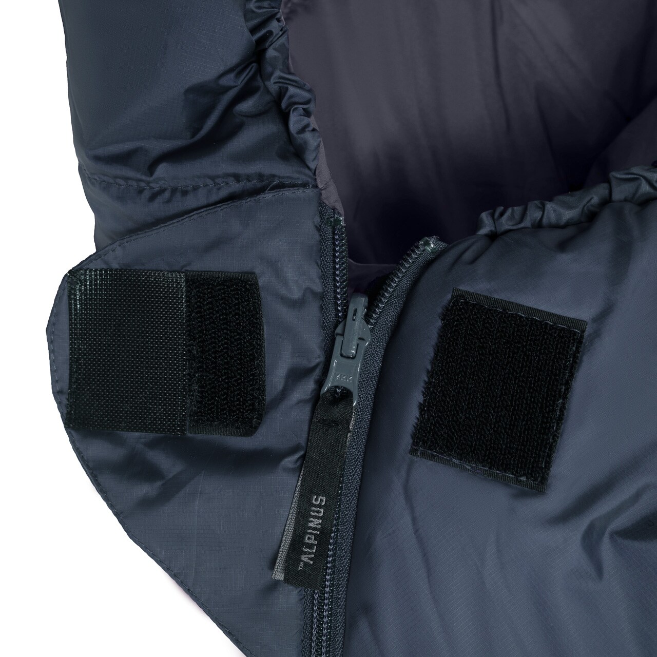 Спальний мішок Alpinus Fiber Pro 1100 Лівий - Сірий