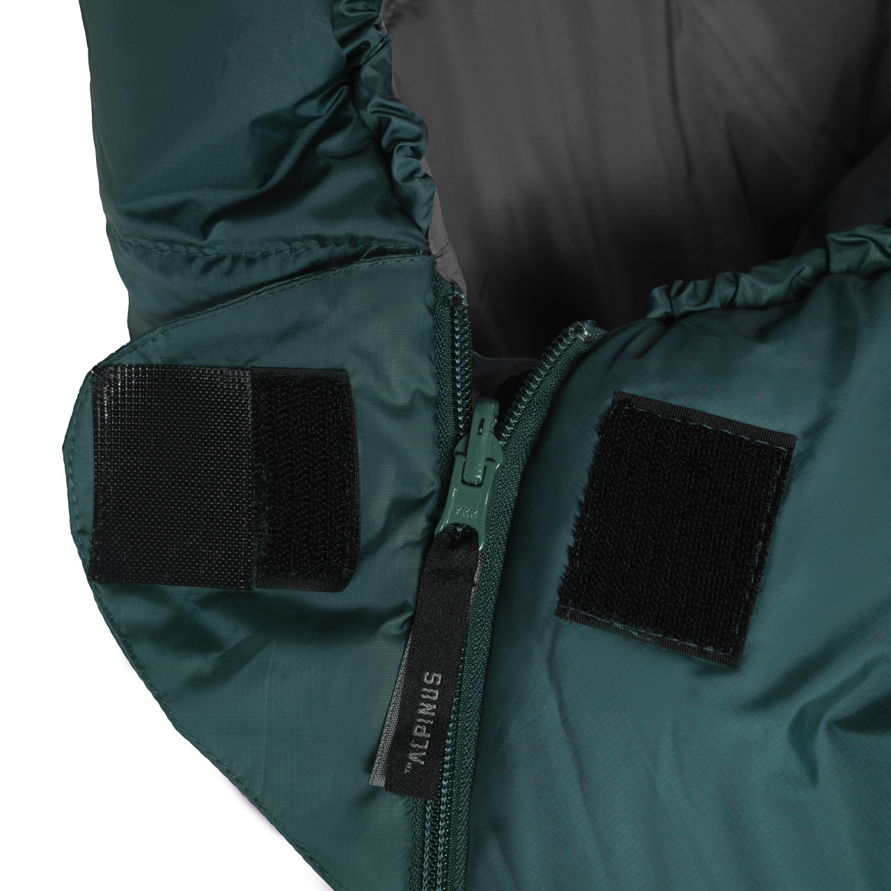 Спальний мішок Alpinus Fiber Pro 800 Лівий - Зелений