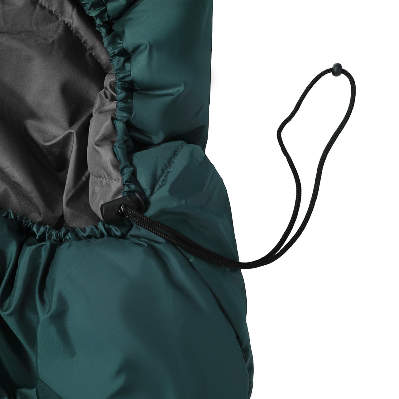 Спальний мішок Alpinus Fiber Pro 800 Лівий - Зелений