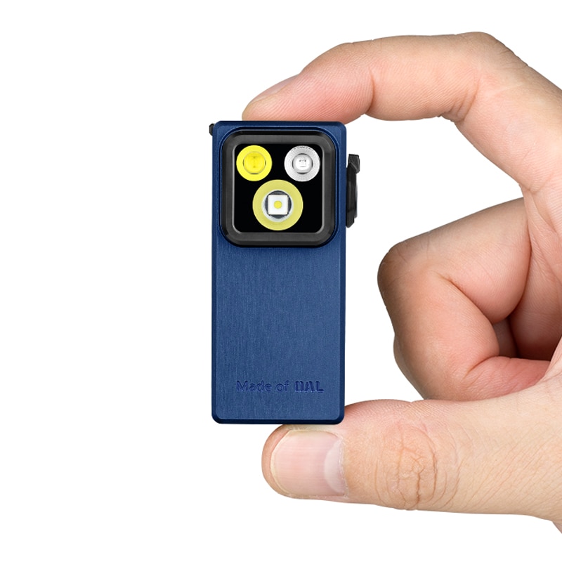 Акумуляторний ліхтарик Olight Oclip Ultra Navy Blue - 530 люменів