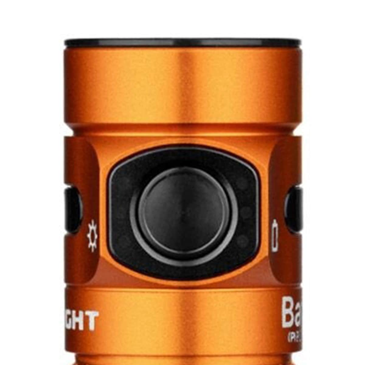 Ліхтарик Olight Baton 4 Premium Edition Orange з бездротовим зарядним футляром - 1300 люменів