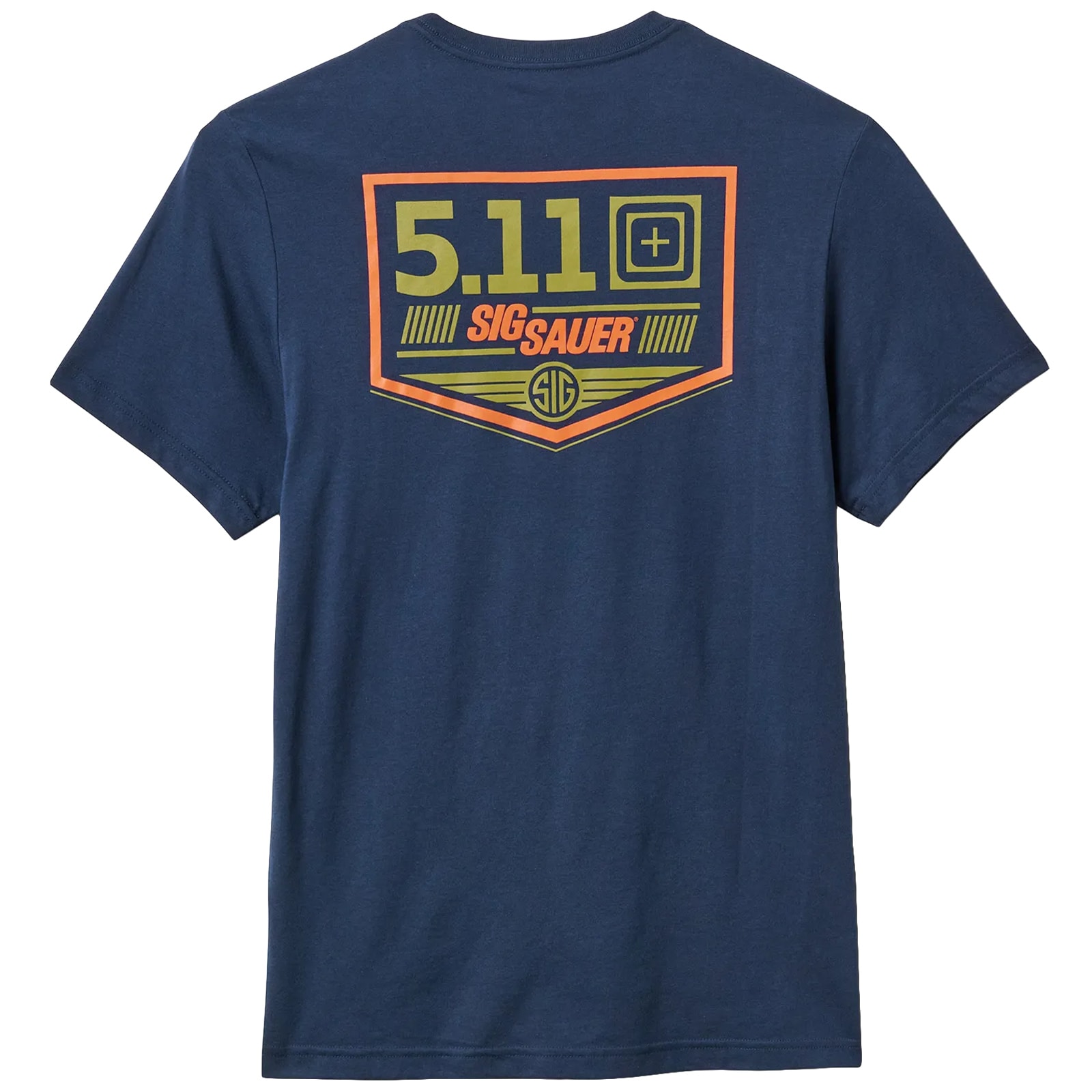 Футболка T-shirt 5.11 x SIG SAUER Crest Tee - Pacific Navy